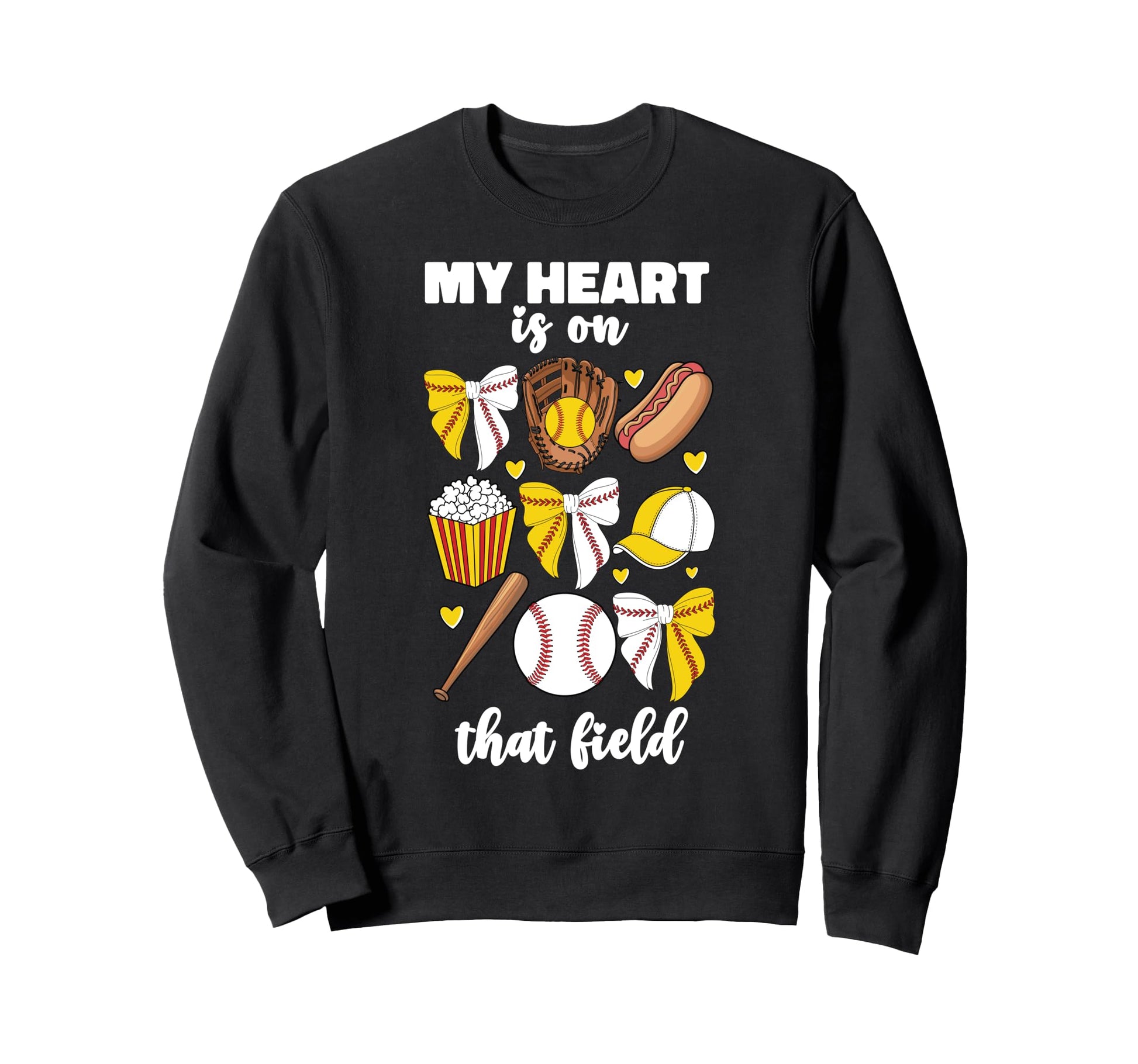 My Heart Is That Field Half Sweatshirt - Fun Novelty Design Unisex - T-Shirt, Sweatshirt, Hoodie