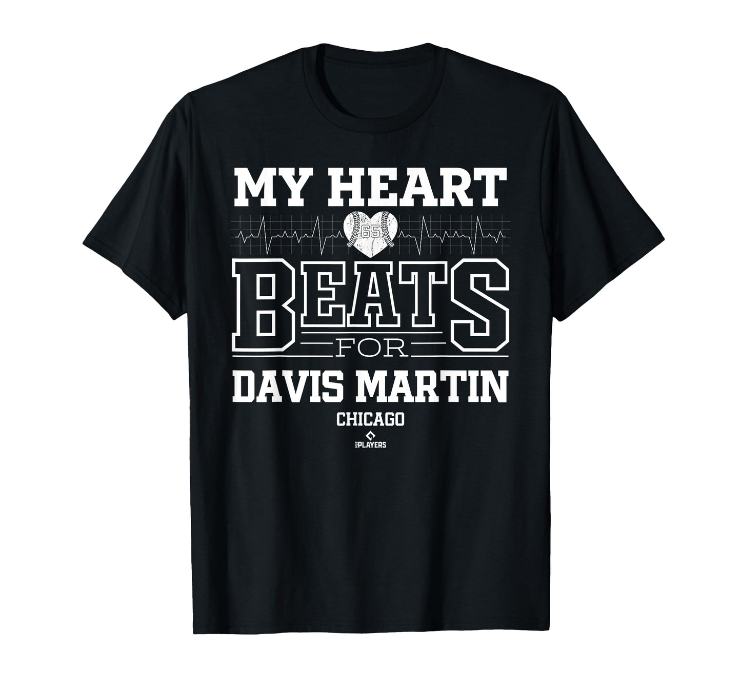My Heart Beats Davis Martin Chicago T-Shirt - Aesthetic Graphic Men Women - T-Shirt, Sweatshirt, Hoodie