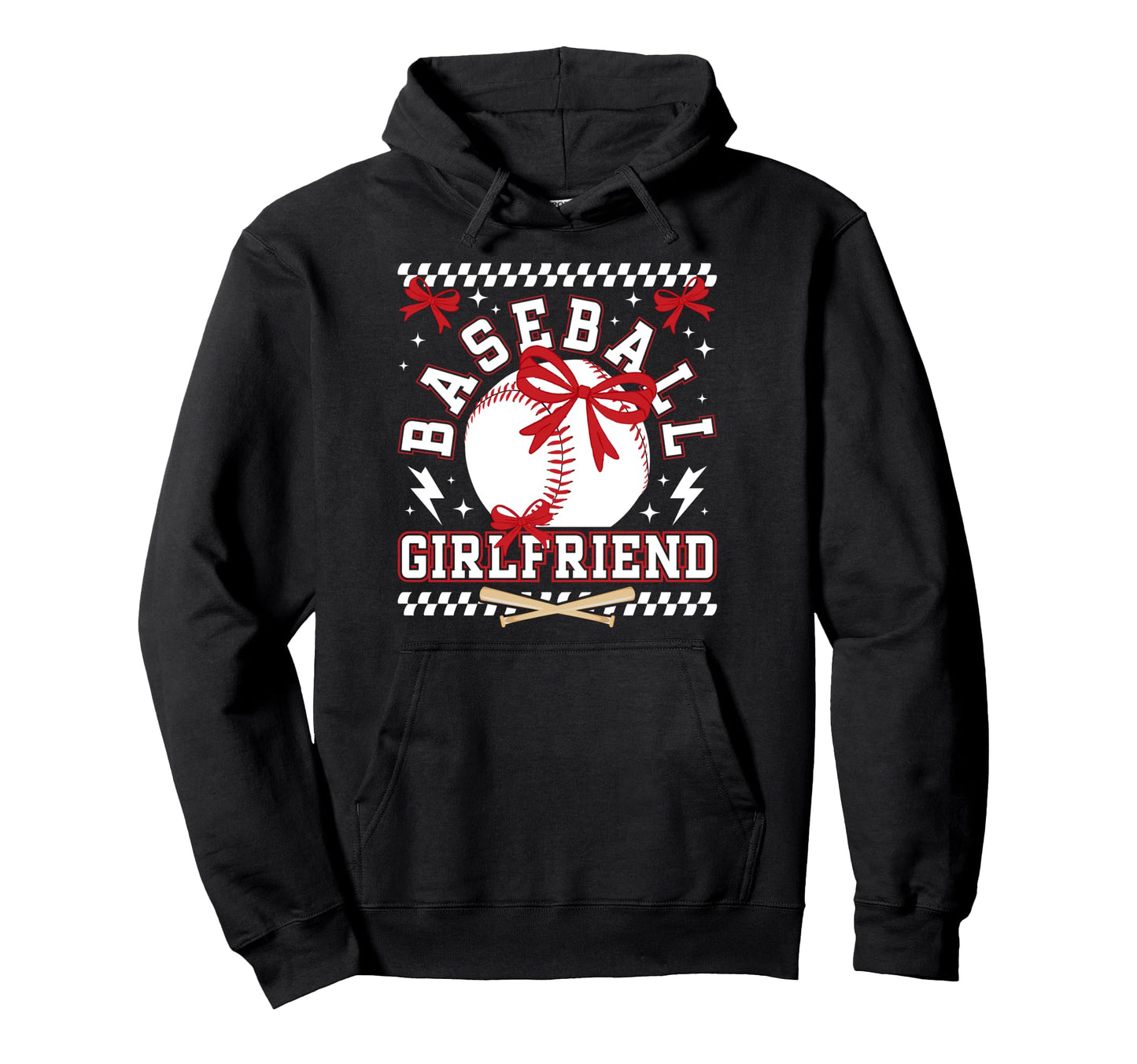 Baseball Girlfriend Coquette Hoodie - Aesthetic Graphic for Adults - T-Shirt, Sweatshirt, Hoodie