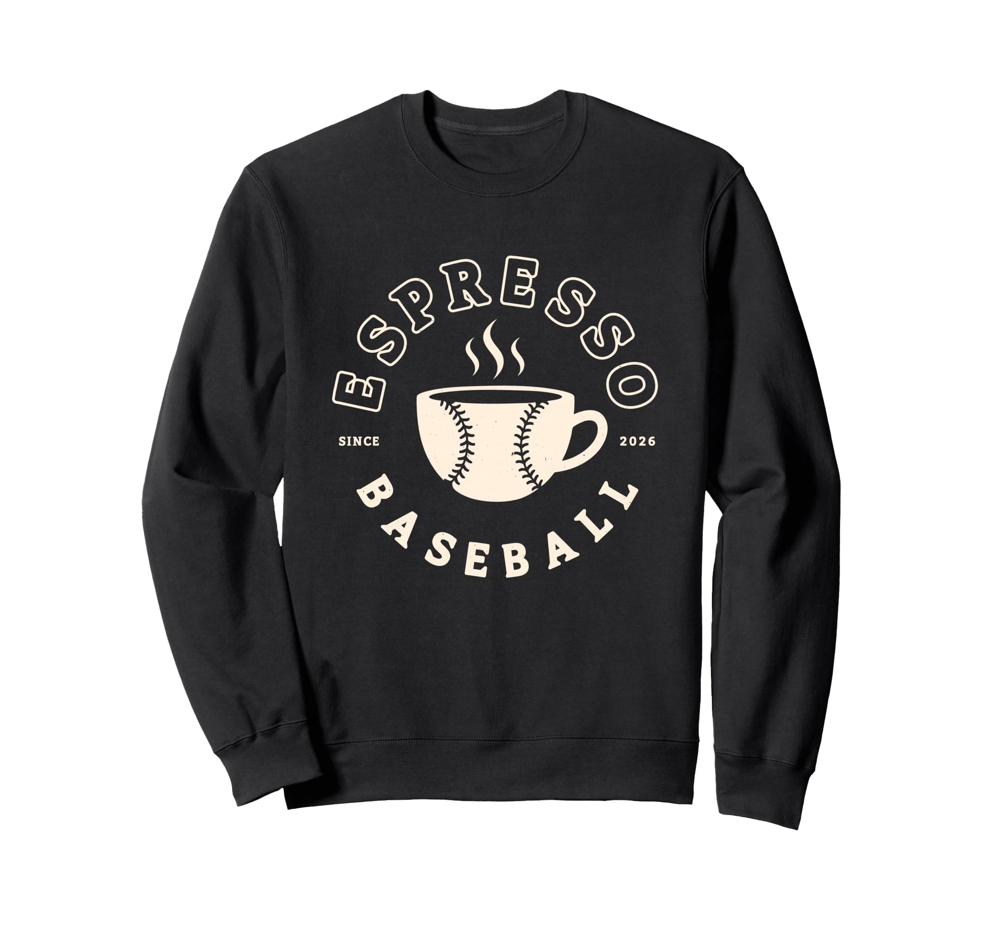 Espresso Baseball Est 2026 Coffee Sweatshirt - Unique Graphic Men Women - T-Shirt, Sweatshirt, Hoodie