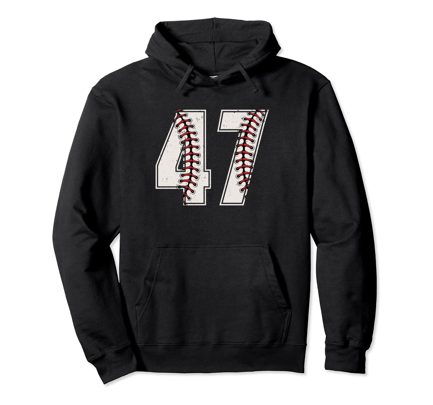 Baseball Player Number 47 Forty Seven Hoodie - Streetwear Style for Adults - T-Shirt, Sweatshirt, Hoodie