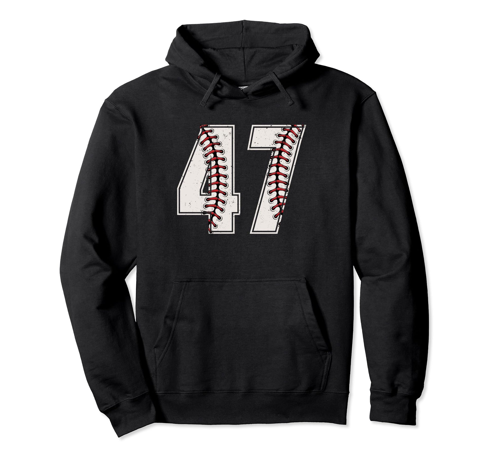 Baseball Player Number 47 Forty Seven Hoodie - Streetwear Style for Adults - T-Shirt, Sweatshirt, Hoodie