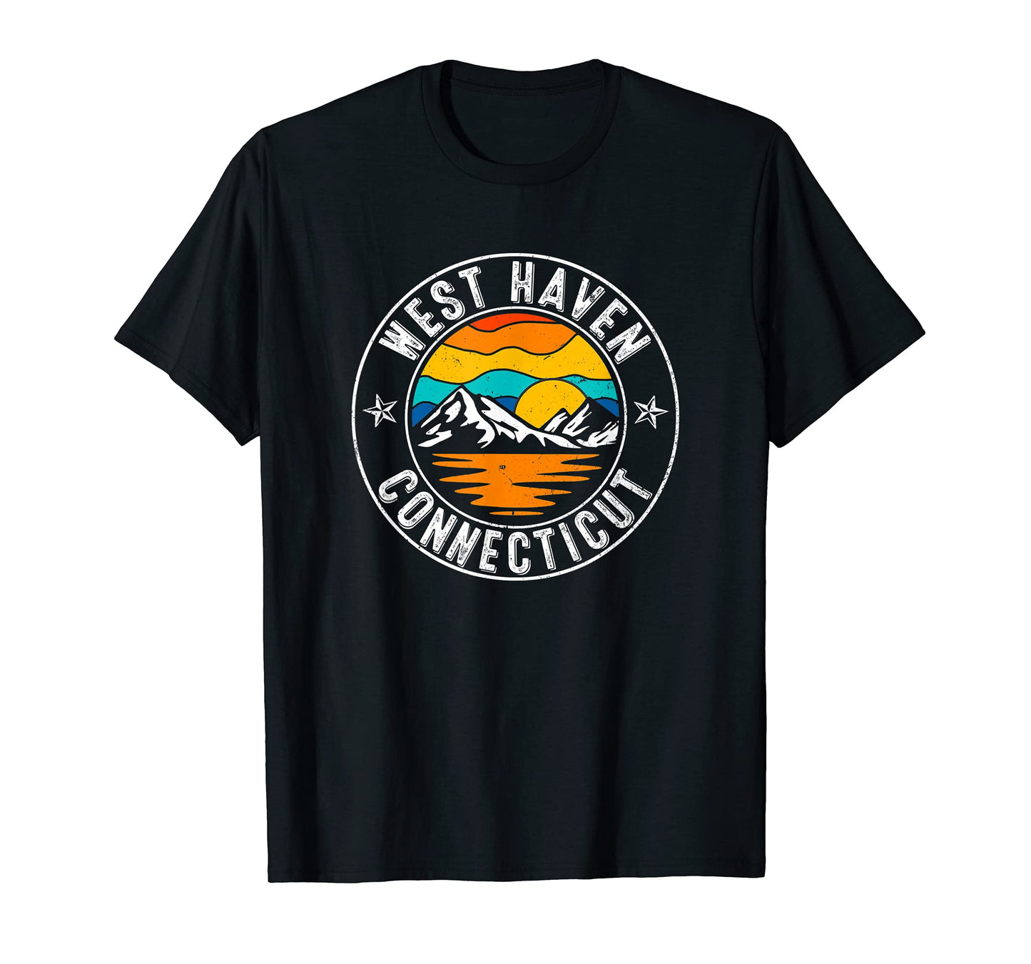 70S 80S West Haven Connecticut Ct T-Shirt - Unique Graphic for Adults - T-Shirt, Sweatshirt, Hoodie