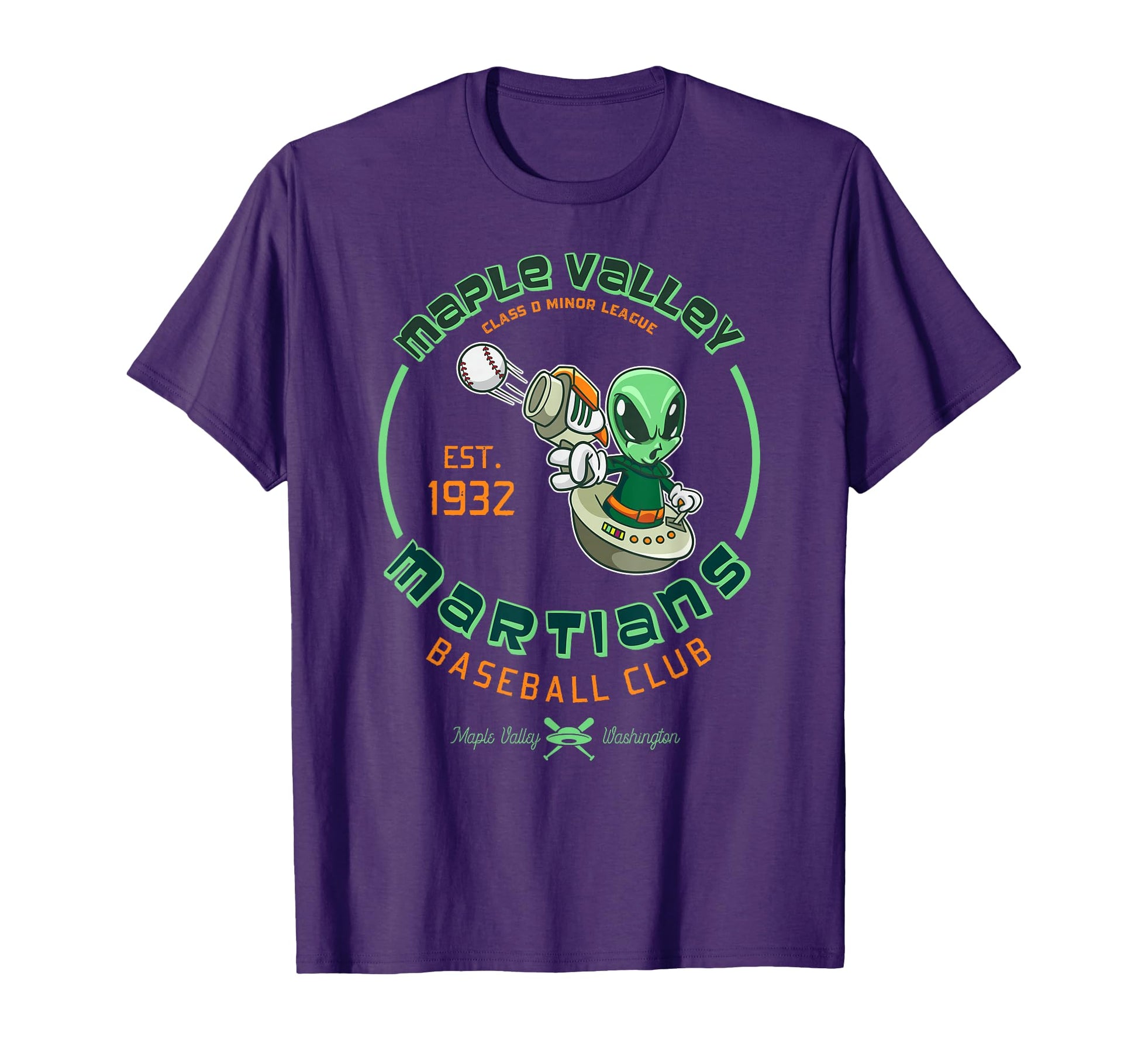 Maple Valley Martians Minor League T-Shirt - Trendy Graphic Unisex - T-Shirt, Sweatshirt, Hoodie