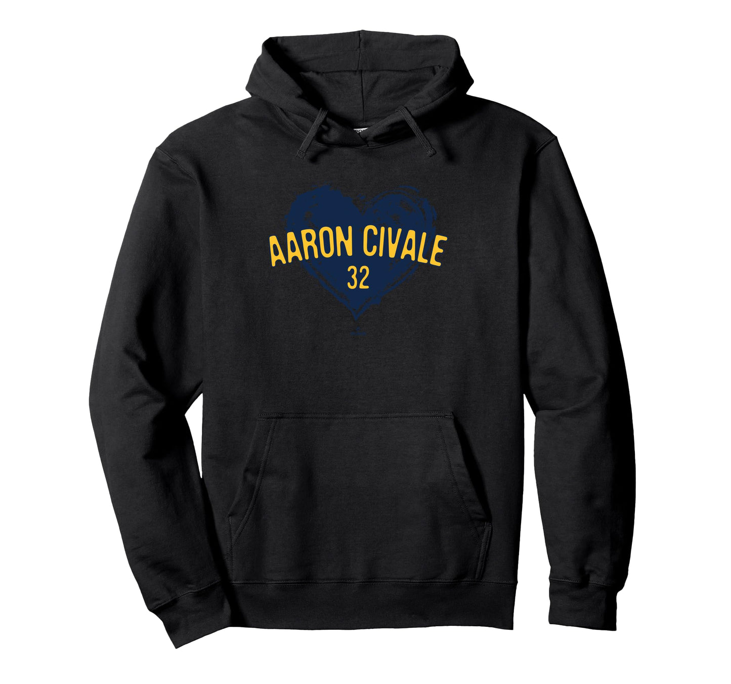 Distressed Heart Aaron Civale Milwaukee Hoodie - Unique Graphic Men Women - T-Shirt, Sweatshirt, Hoodie
