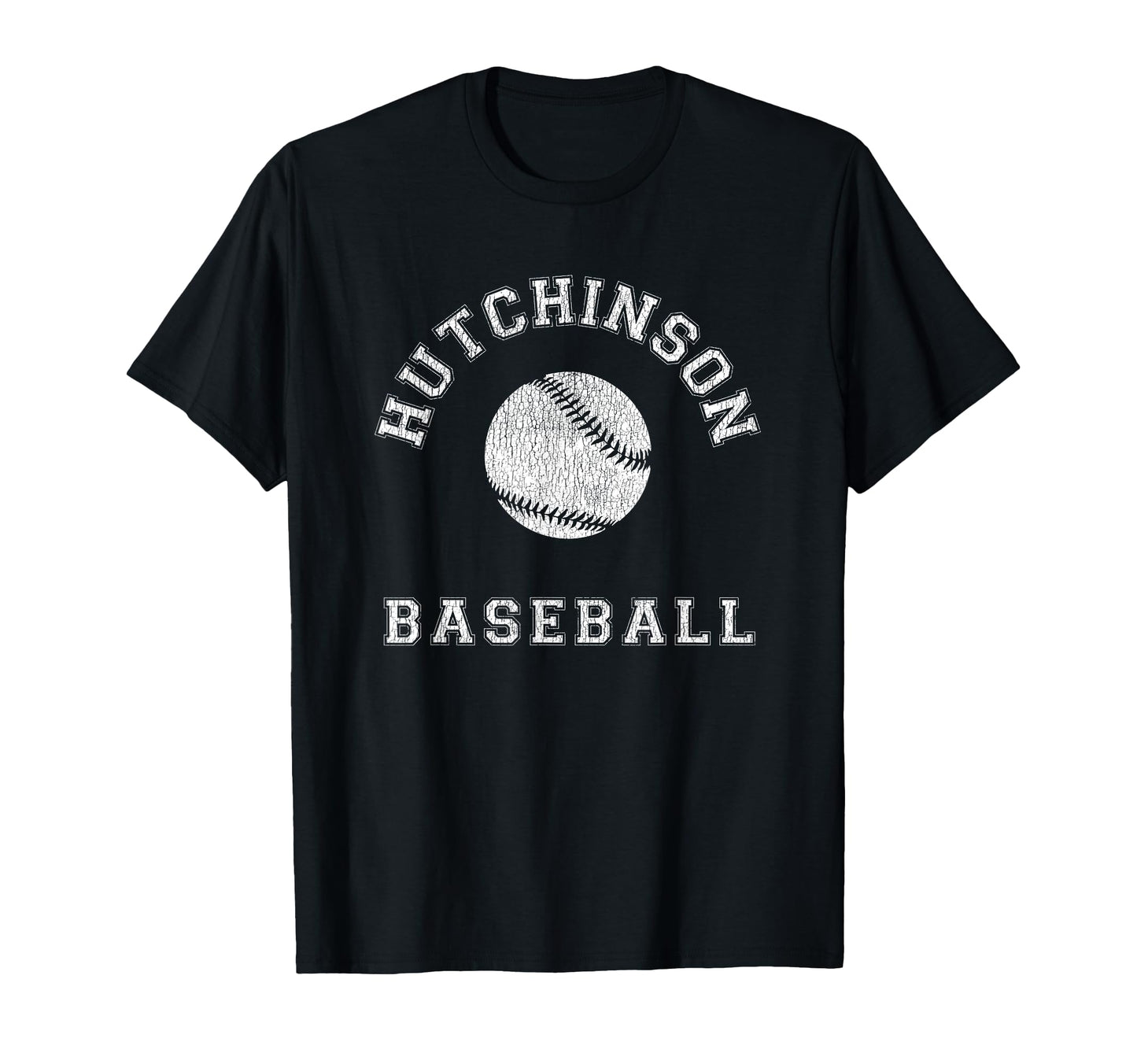 Hutchinson Baseball Distressed T-Shirt - Unique Graphic Unisex - T-Shirt, Sweatshirt, Hoodie