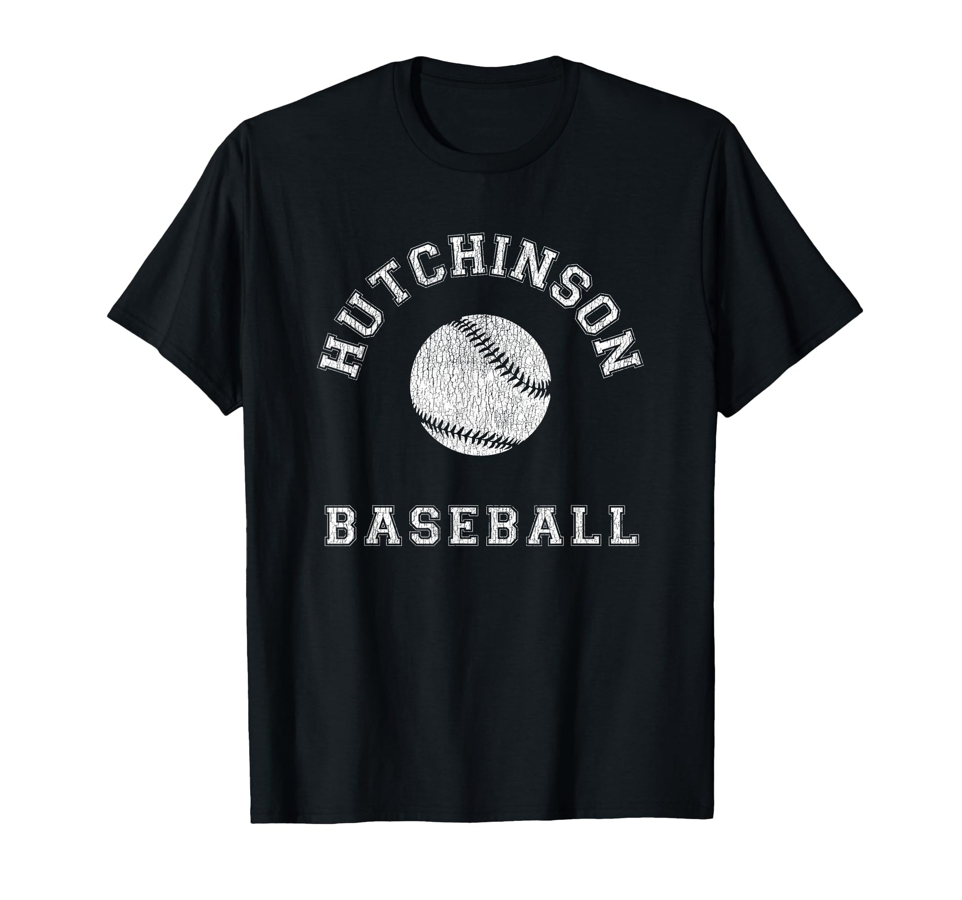 Hutchinson Baseball Distressed T-Shirt - Unique Graphic Unisex - T-Shirt, Sweatshirt, Hoodie