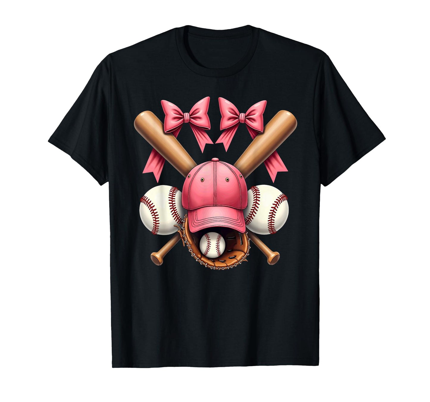 Baseball Mom Grandma Coquette Bow T-Shirt - Streetwear Style Unisex - T-Shirt, Sweatshirt, Hoodie