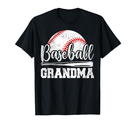 Baseball Grandma Baseball Player Game T-Shirt - Unique Graphic for Adults - T-Shirt, Sweatshirt, Hoodie