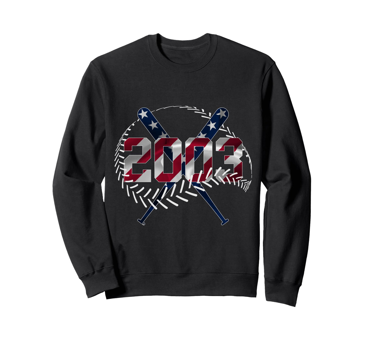 23Rd Birthday Baseball 2003 Sweatshirt - Graphic Print Men Women - T-Shirt, Sweatshirt, Hoodie