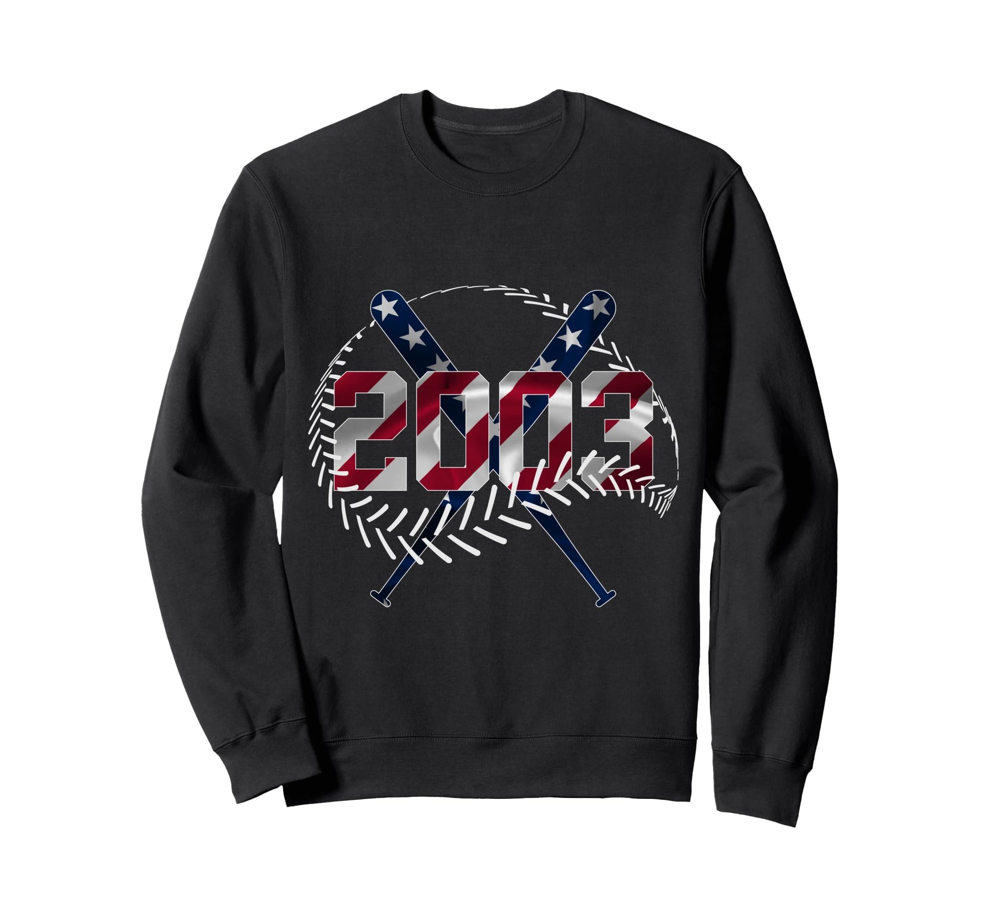 23Rd Birthday Baseball 2003 Sweatshirt - Graphic Print Men Women - T-Shirt, Sweatshirt, Hoodie