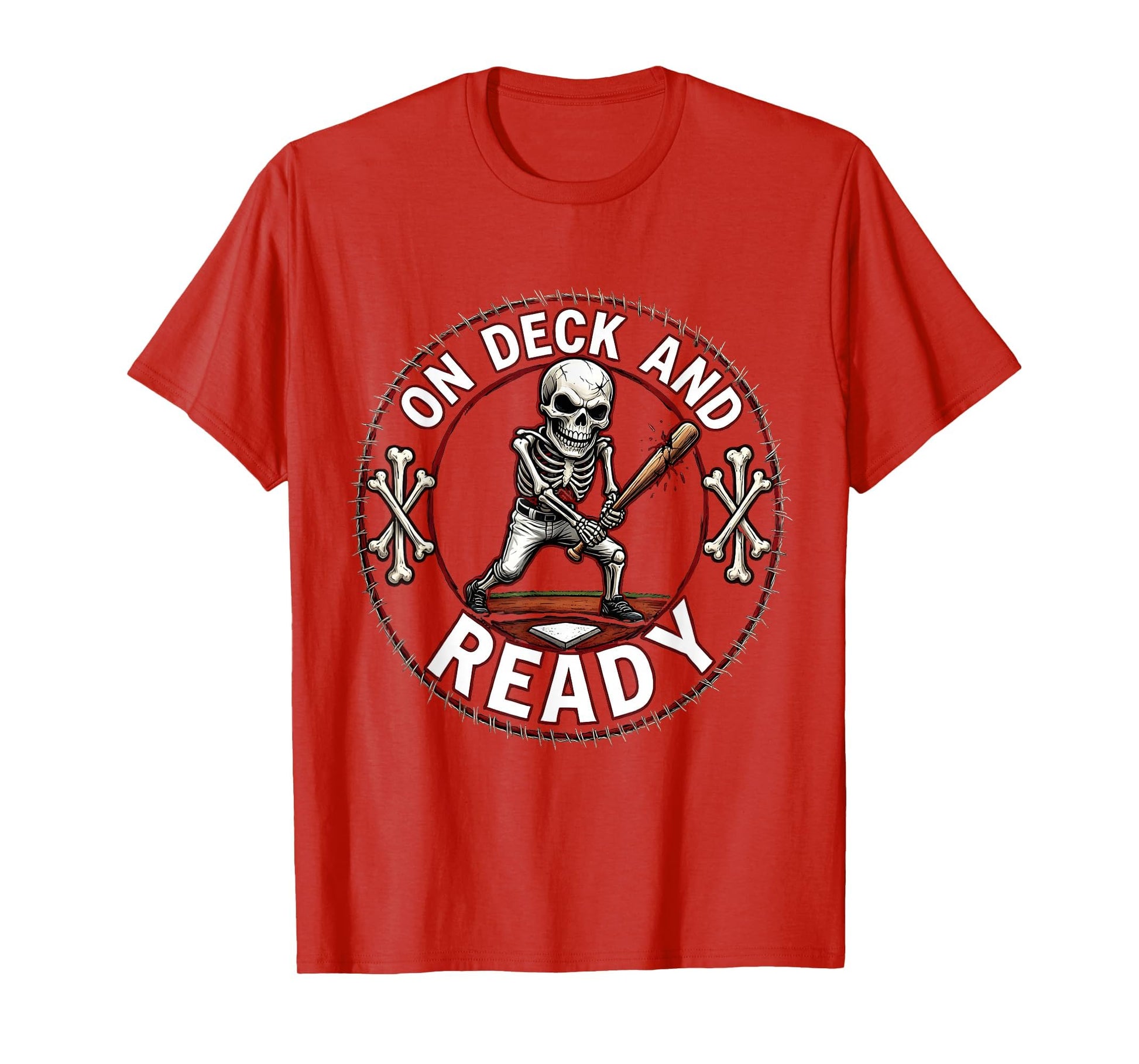Deck And Ready Baseball T-Shirt - Unique Graphic Men Women - T-Shirt, Sweatshirt, Hoodie