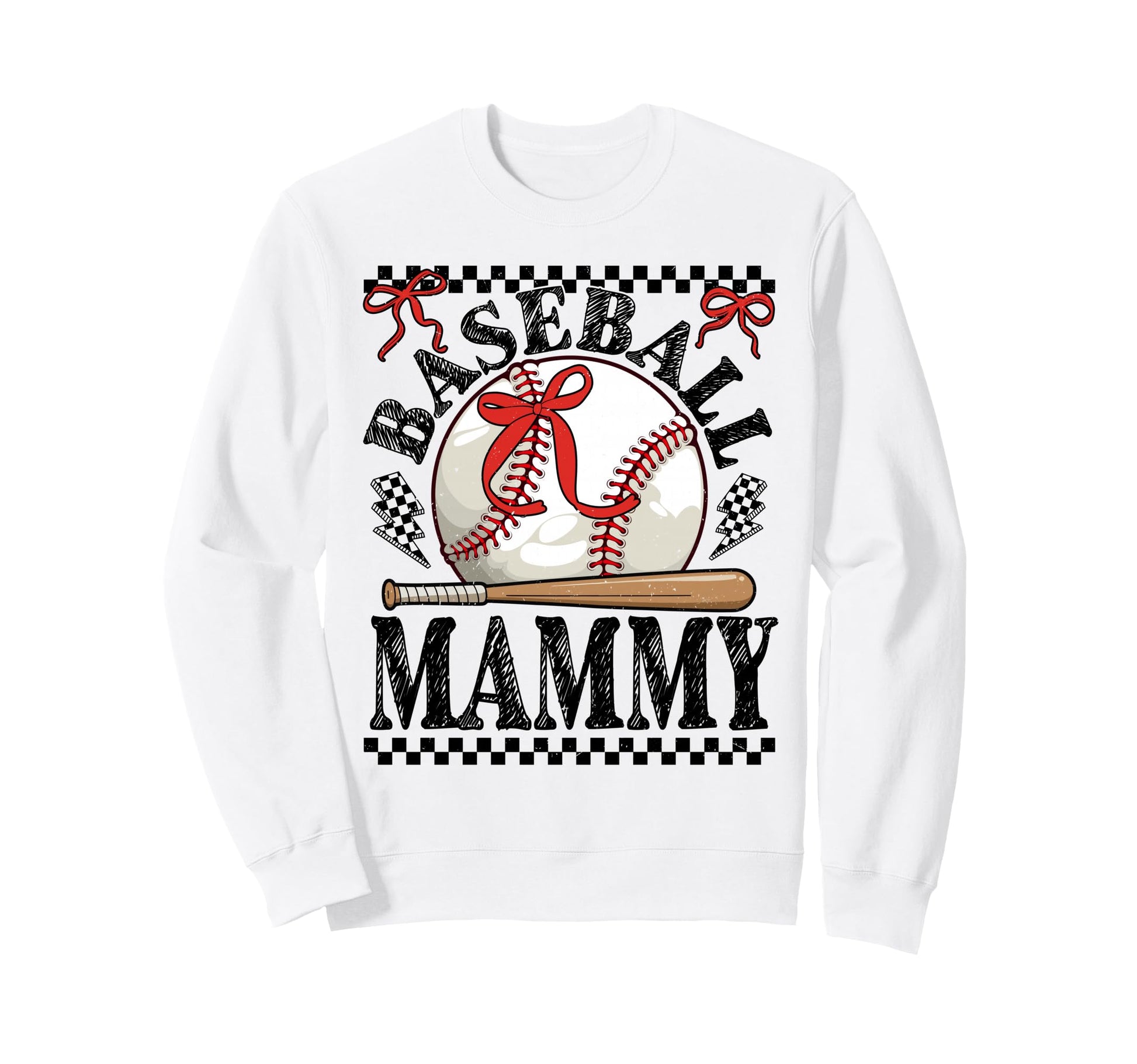 Baseball Mammy Baseball Coquette Sweatshirt - Aesthetic Graphic Men Women - T-Shirt, Sweatshirt, Hoodie