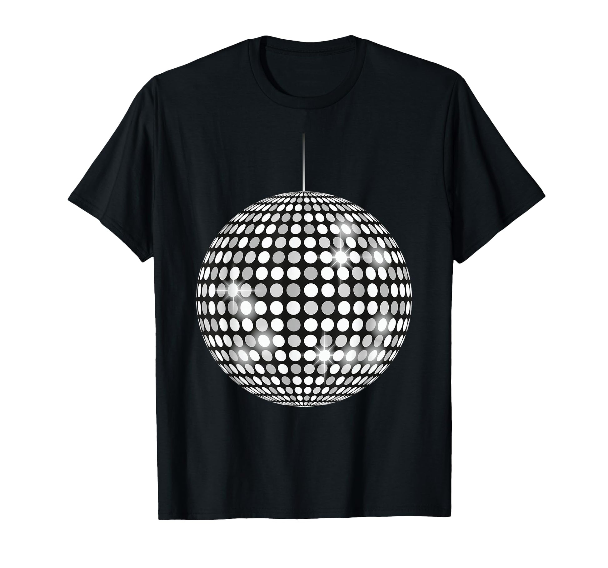 70S 80S Vibe Party Disco Ball Music T-Shirt - Trendy Graphic for Adults - T-Shirt, Sweatshirt, Hoodie