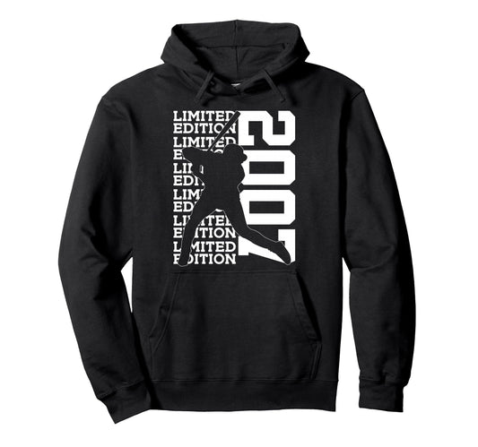 2007 Baseball 19Th Birthday Hoodie - Casual Everyday Wear Men Women - T-Shirt, Sweatshirt, Hoodie