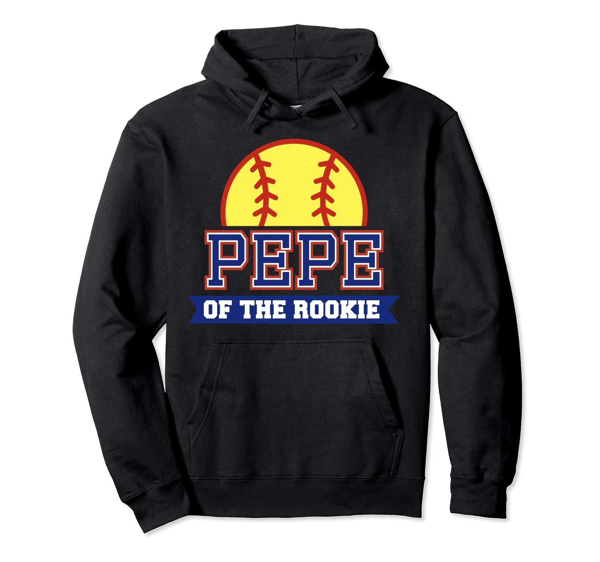 Pepe Rookie 1St Birthday Softball Theme Hoodie - Novelty Apparel Men Women - T-Shirt, Sweatshirt, Hoodie
