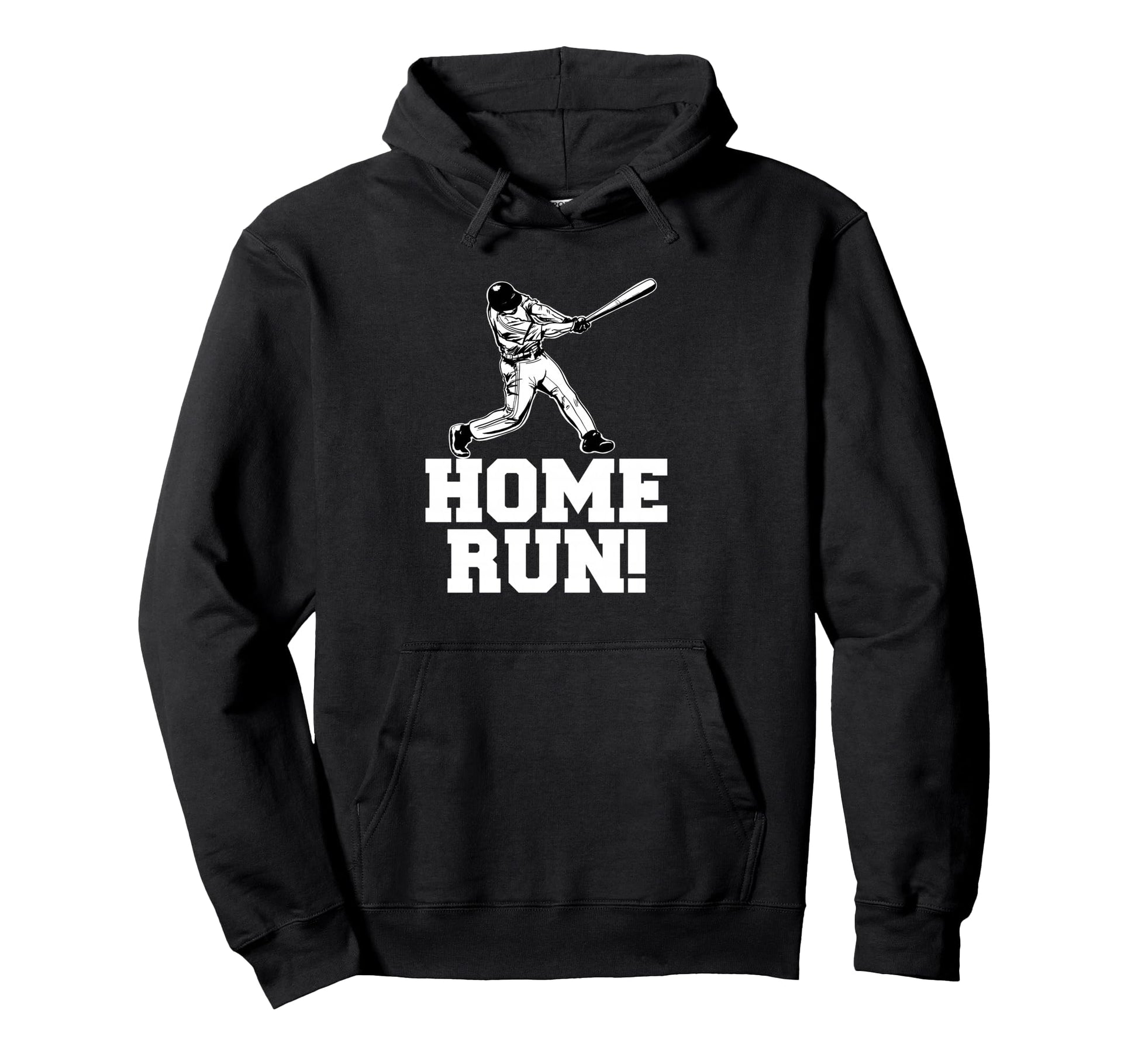 Baseball Home Run Hoodie - Graphic Print Men Women - T-Shirt, Sweatshirt, Hoodie