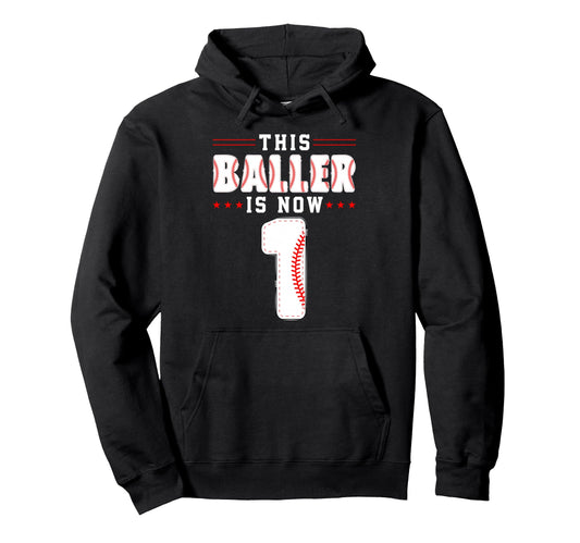 1St Birthday Baseball Lover This Hoodie - Casual Everyday Wear Unisex - T-Shirt, Sweatshirt, Hoodie