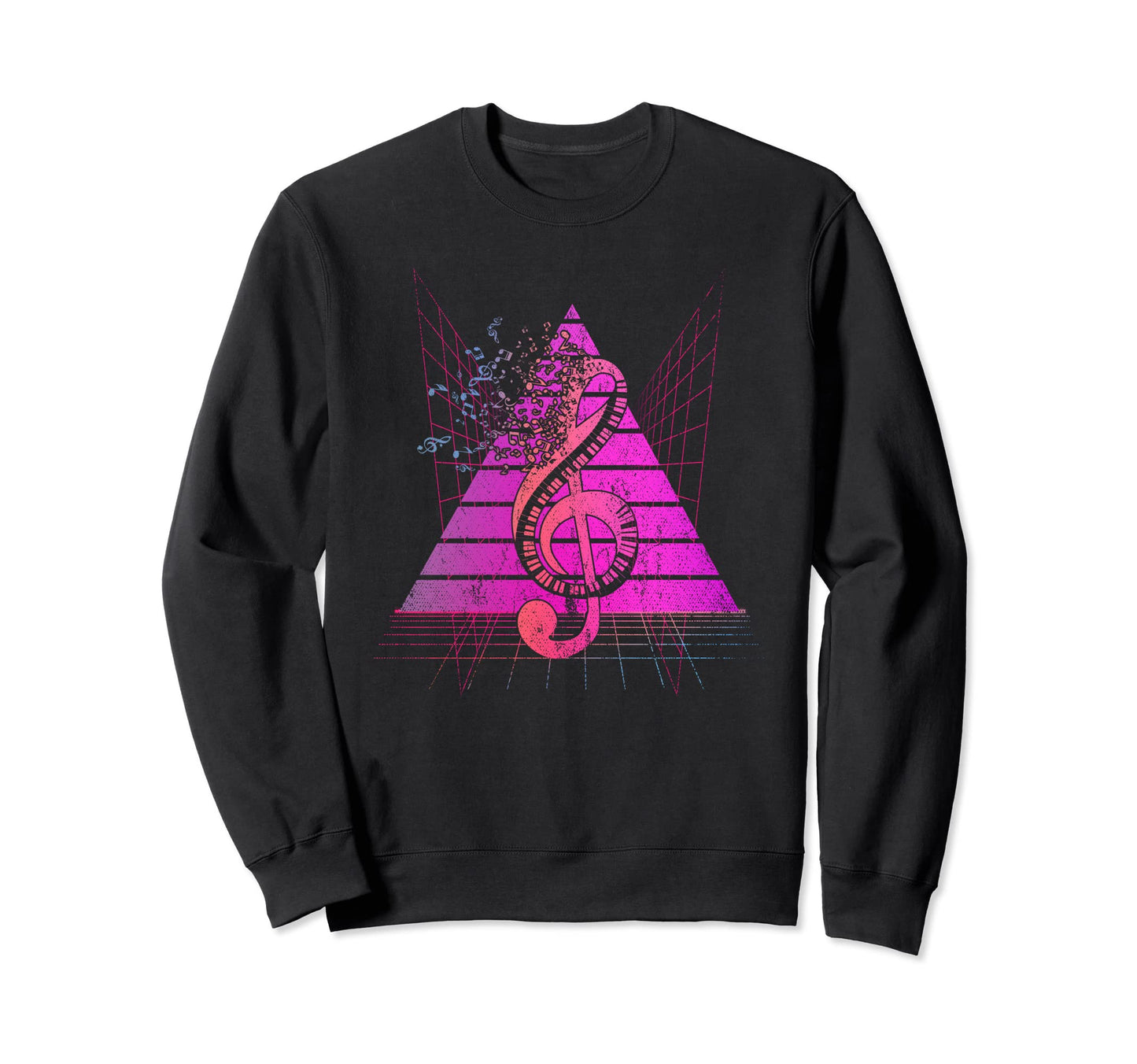 Vaporwave Art Synthwave 80S Music Sweatshirt - Graphic Print Men Women - T-Shirt, Sweatshirt, Hoodie