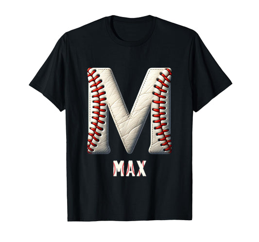 Baseball Home Run Arlo Initial T-Shirt - Minimalist Print for Adults - T-Shirt, Sweatshirt, Hoodie