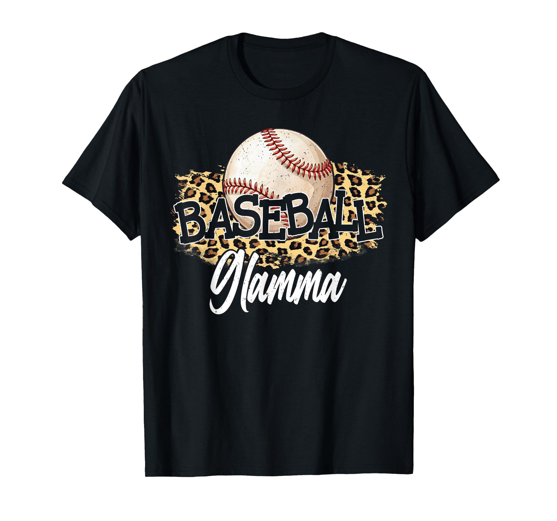 Baseball Glamma Leopard Baseball Lover T-Shirt - Minimalist Print Men Women - T-Shirt, Sweatshirt, Hoodie