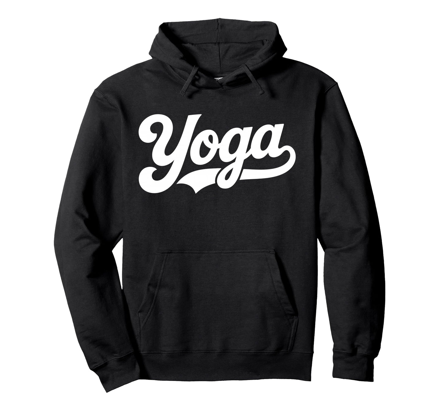 That Says Yoga Yoga Script Typography Hoodie - Graphic Print for Adults - T-Shirt, Sweatshirt, Hoodie