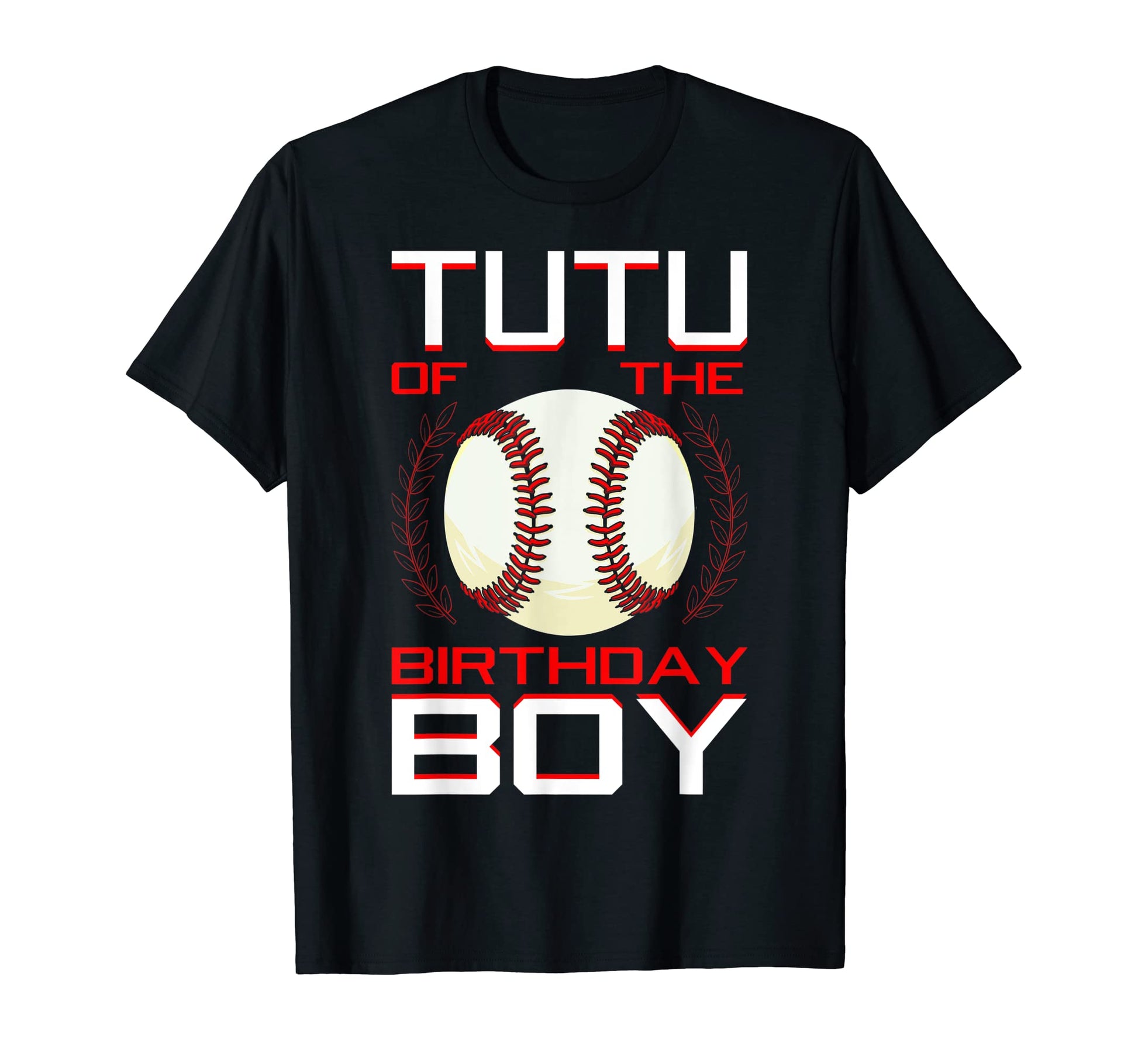 Tutu Birthday Baseball Theme Bday Party T-Shirt - Unique Graphic Unisex - T-Shirt, Sweatshirt, Hoodie