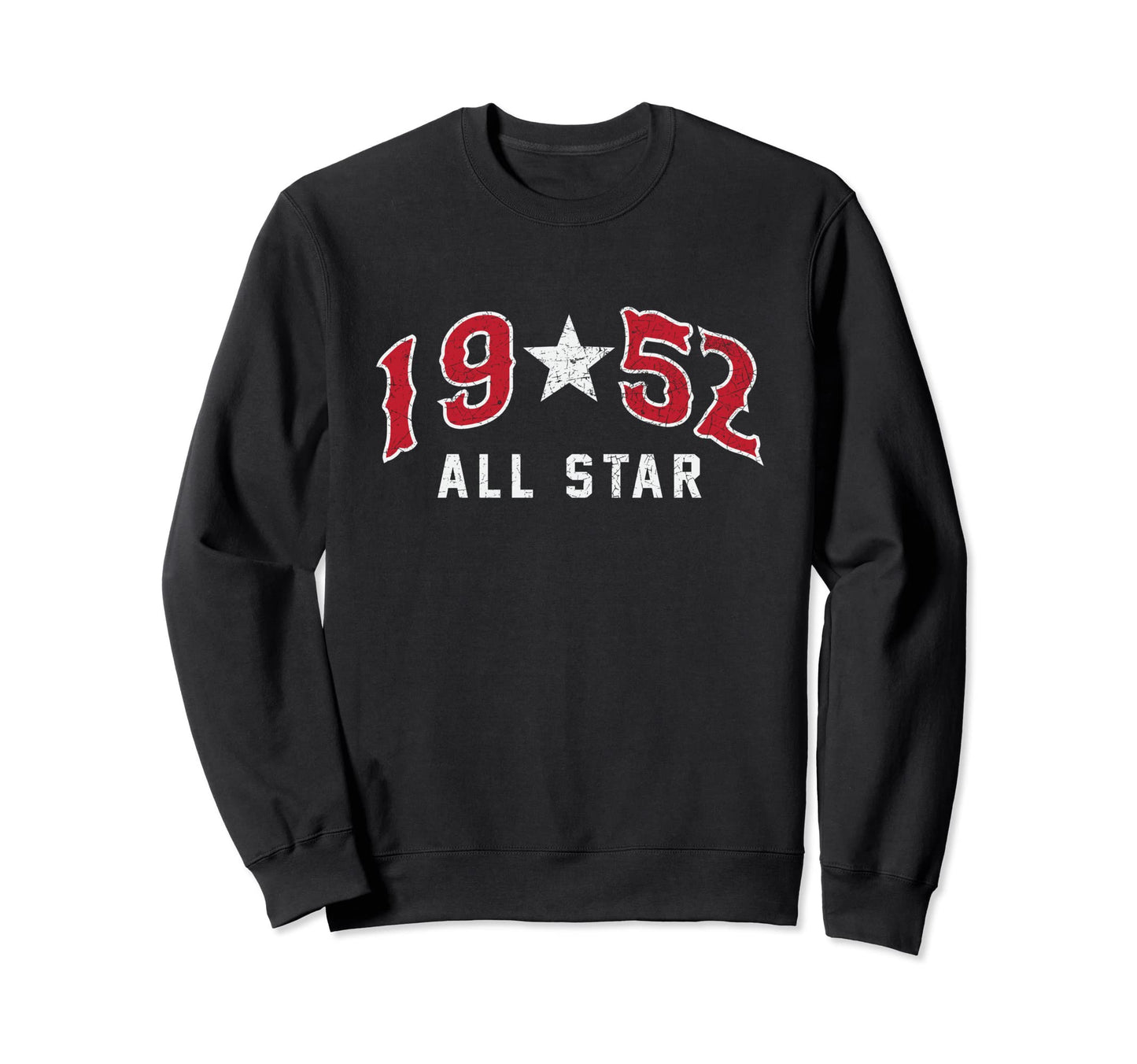 1952 Baseball Team 70Th Birthday Sweatshirt - Trendy Graphic Unisex - T-Shirt, Sweatshirt, Hoodie