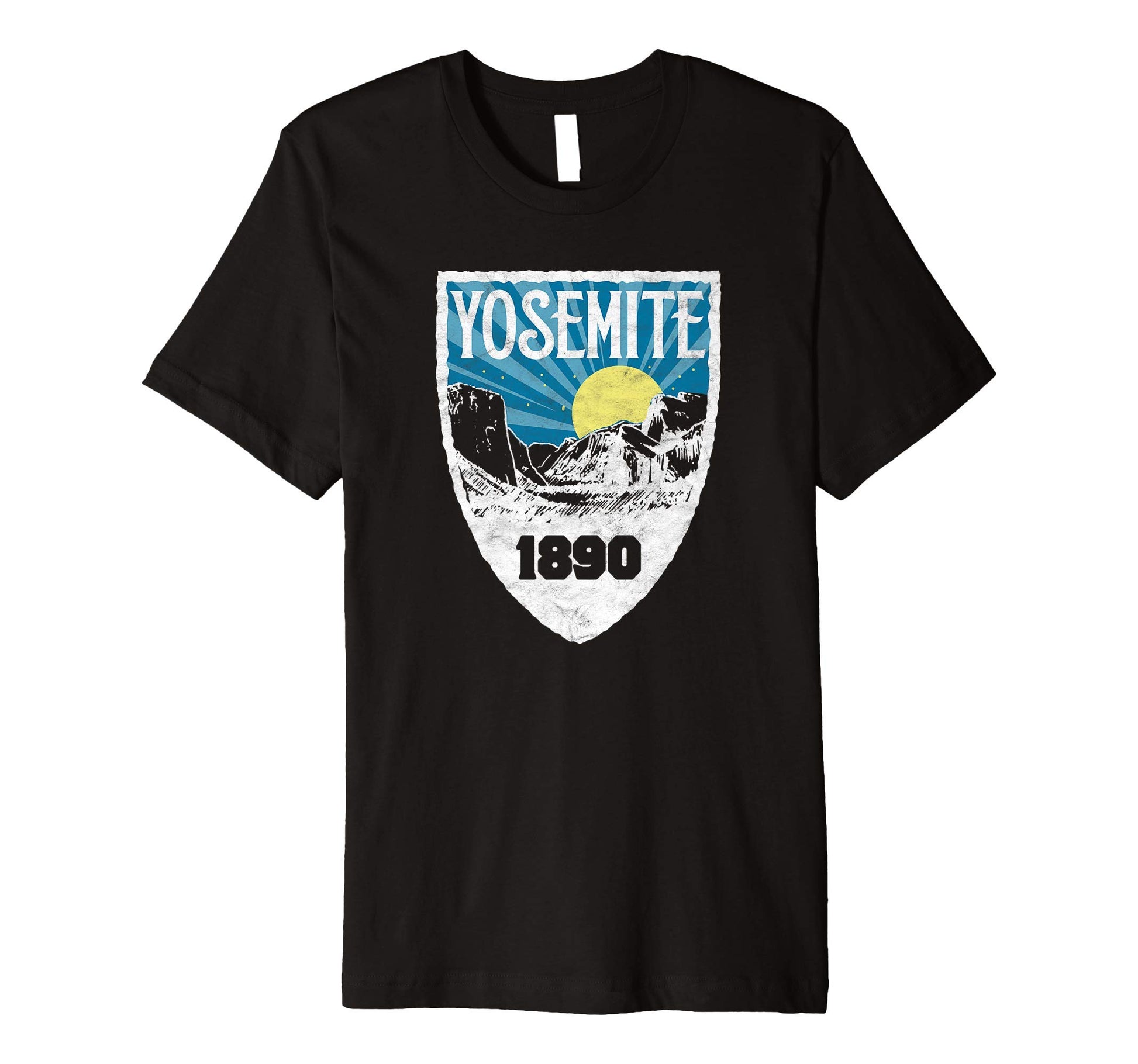 Yosemite Valley Moon Stars National T-Shirt - Minimalist Print Men Women - T-Shirt, Sweatshirt, Hoodie