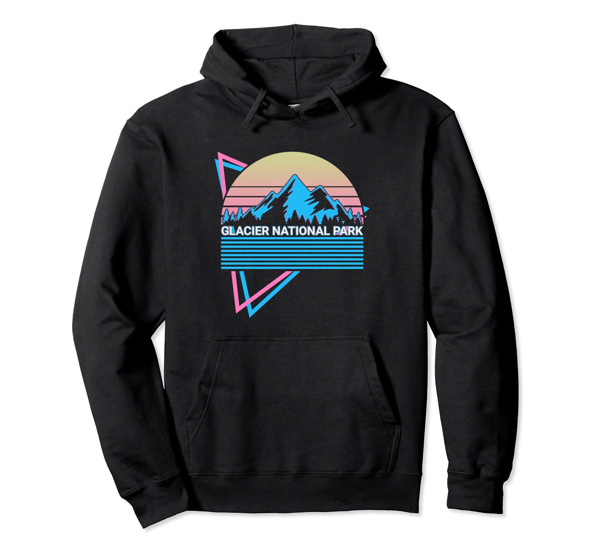 National Park Glacier Glacier National Park Hoodie - Unique Graphic Unisex - T-Shirt, Sweatshirt, Hoodie