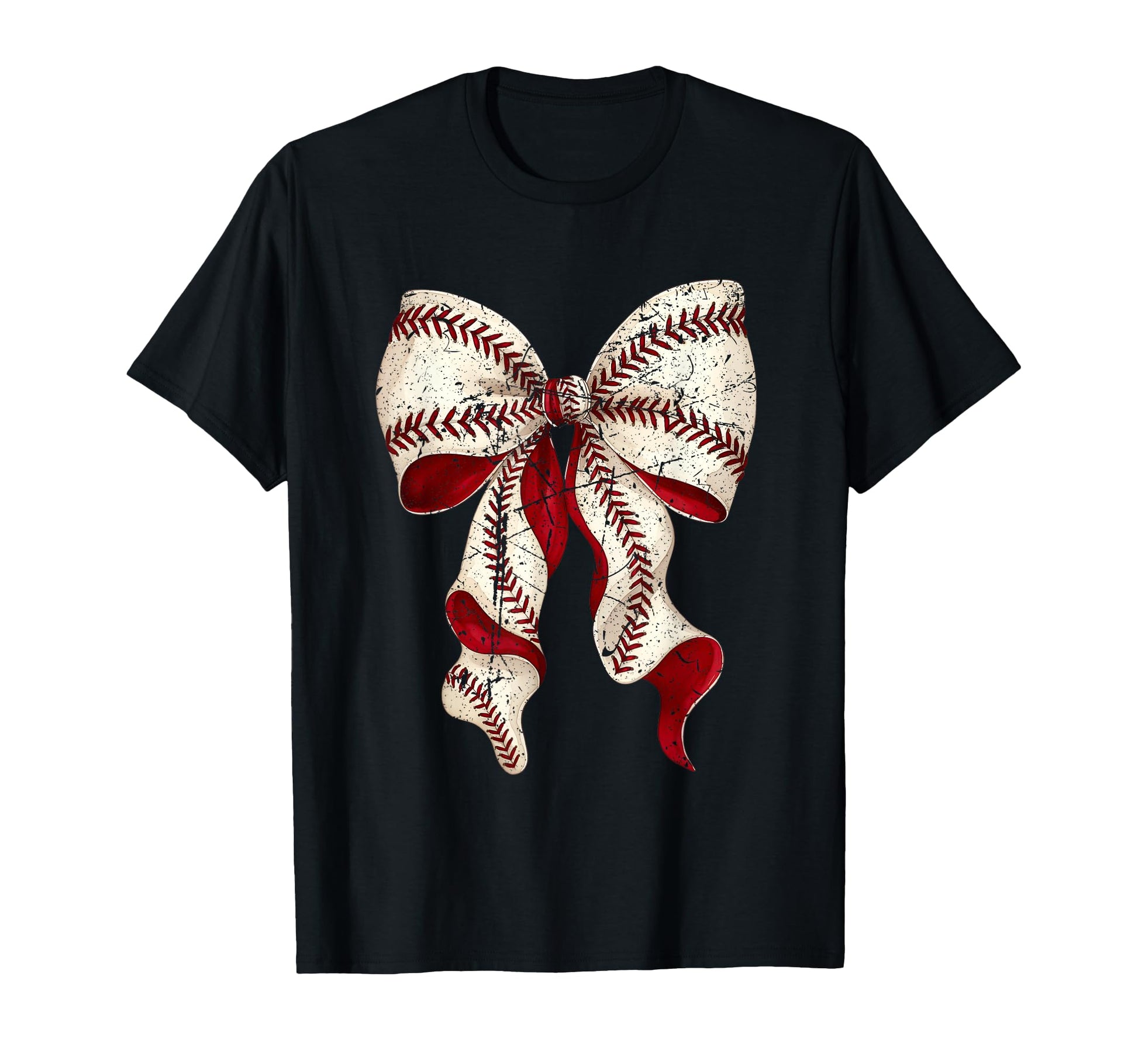 Momma T Ball Teeball Coquette Bow T T-Shirt - Minimalist Print Men Women - T-Shirt, Sweatshirt, Hoodie