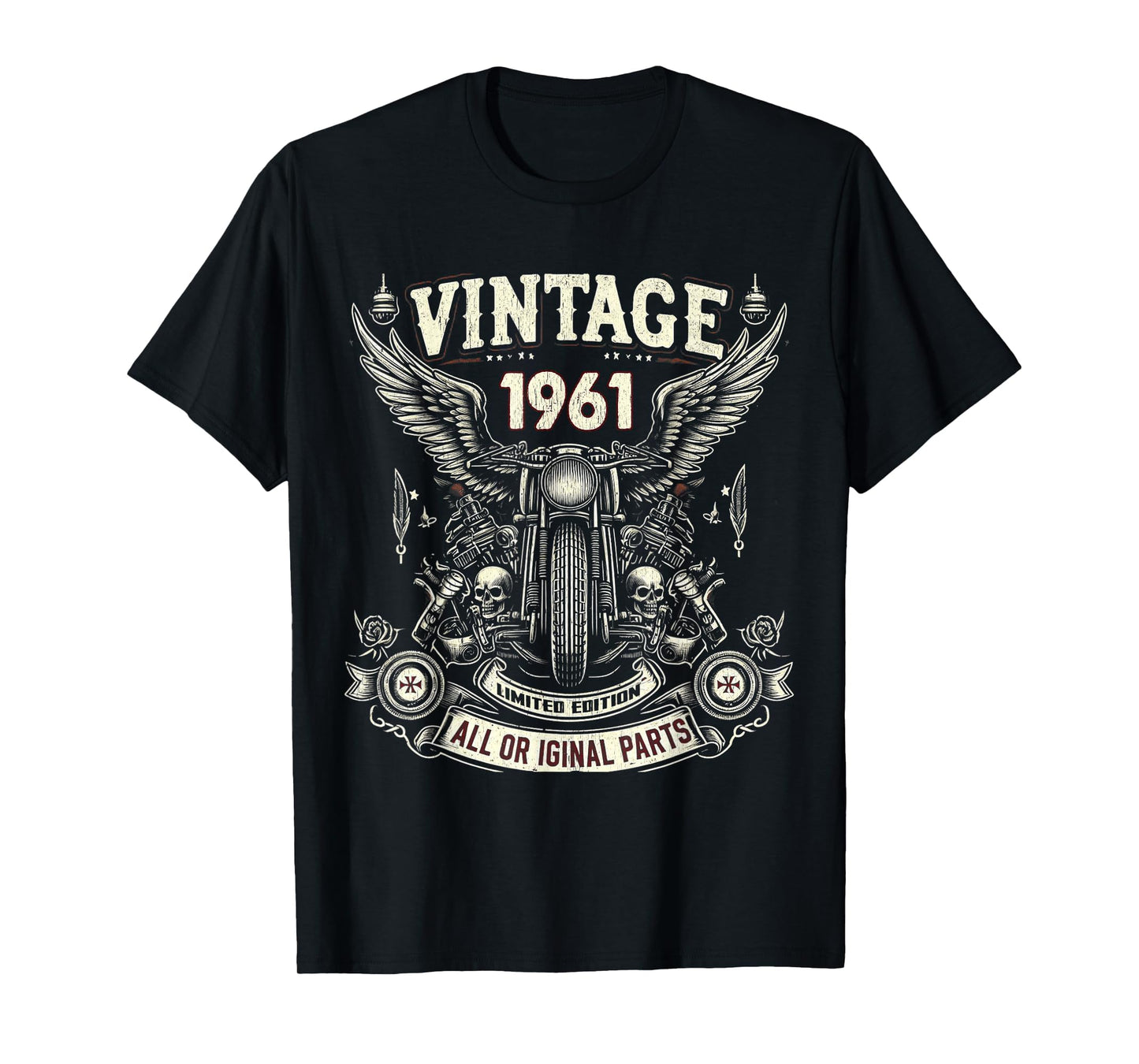 1961 Born 1961 63Th Birthday T-Shirt - Fun Novelty Design for Adults - T-Shirt, Sweatshirt, Hoodie