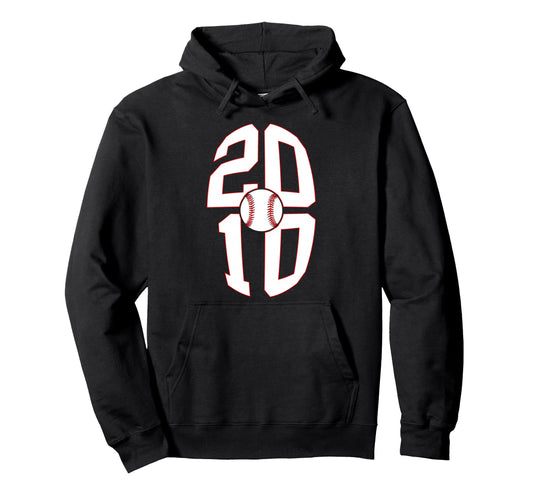 16 Years 2010 Baseball 16Th Birthday Hoodie - Trendy Graphic for Adults - T-Shirt, Sweatshirt, Hoodie