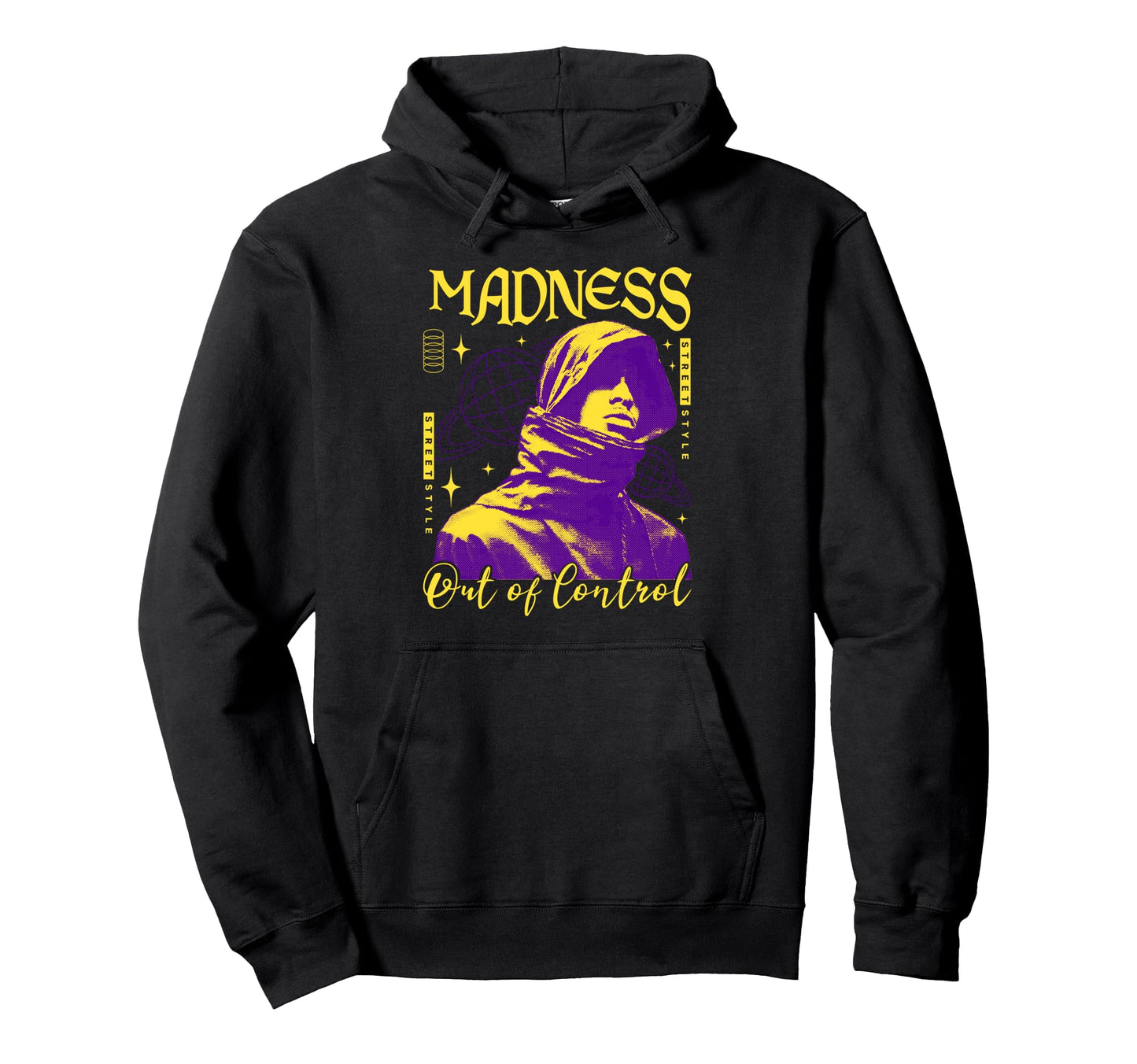 Y2K Madness Bold Urban Graffiti Aesthetic Hoodie - Unique Graphic Unisex - T-Shirt, Sweatshirt, Hoodie