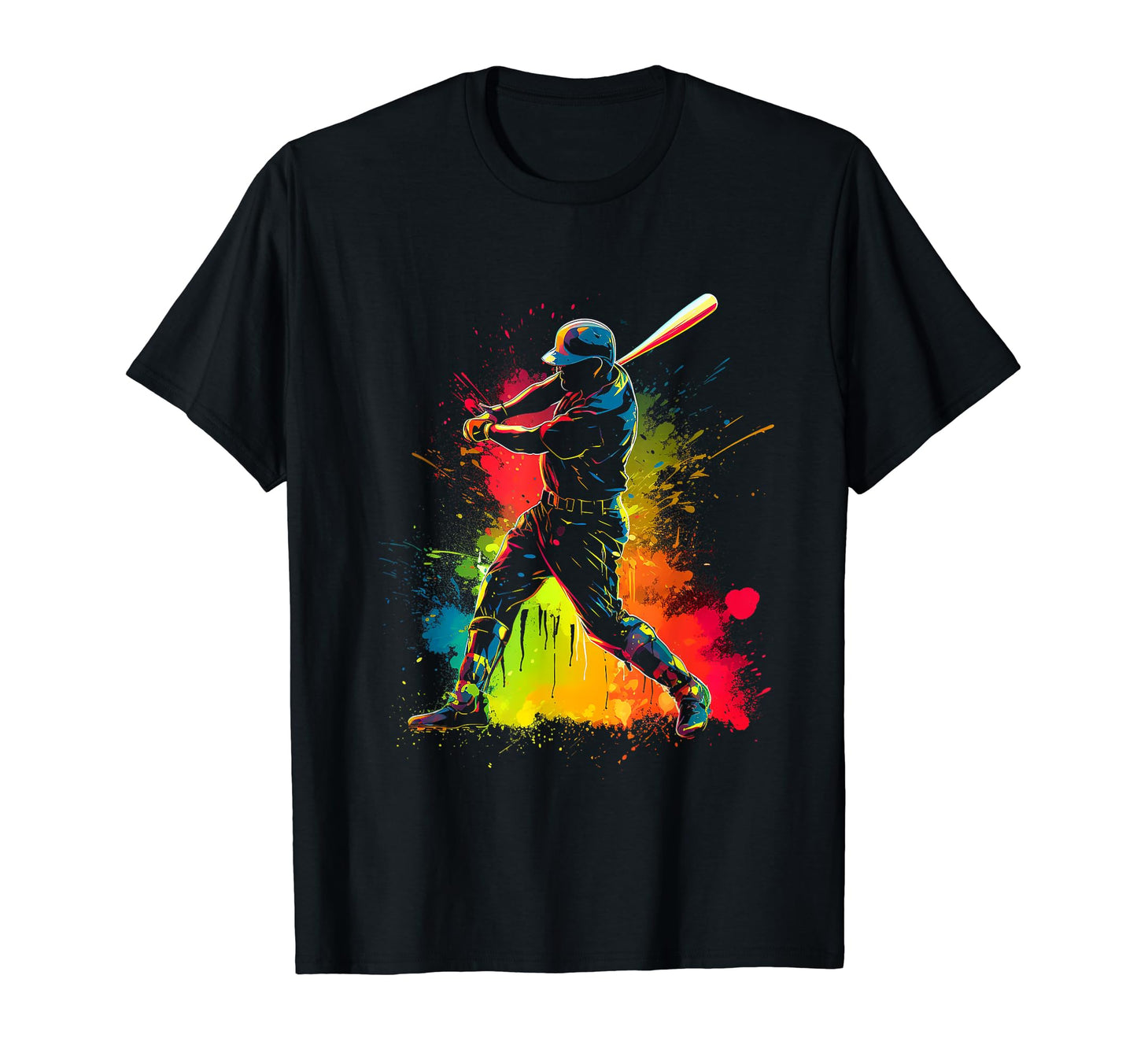 Baseball Bunt Player Home Run Sport T-Shirt - Minimalist Print Men Women - T-Shirt, Sweatshirt, Hoodie