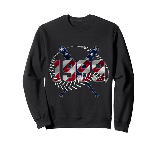 27Th Birthday Baseball 1999 Sweatshirt - Casual Everyday Wear Unisex - T-Shirt, Sweatshirt, Hoodie