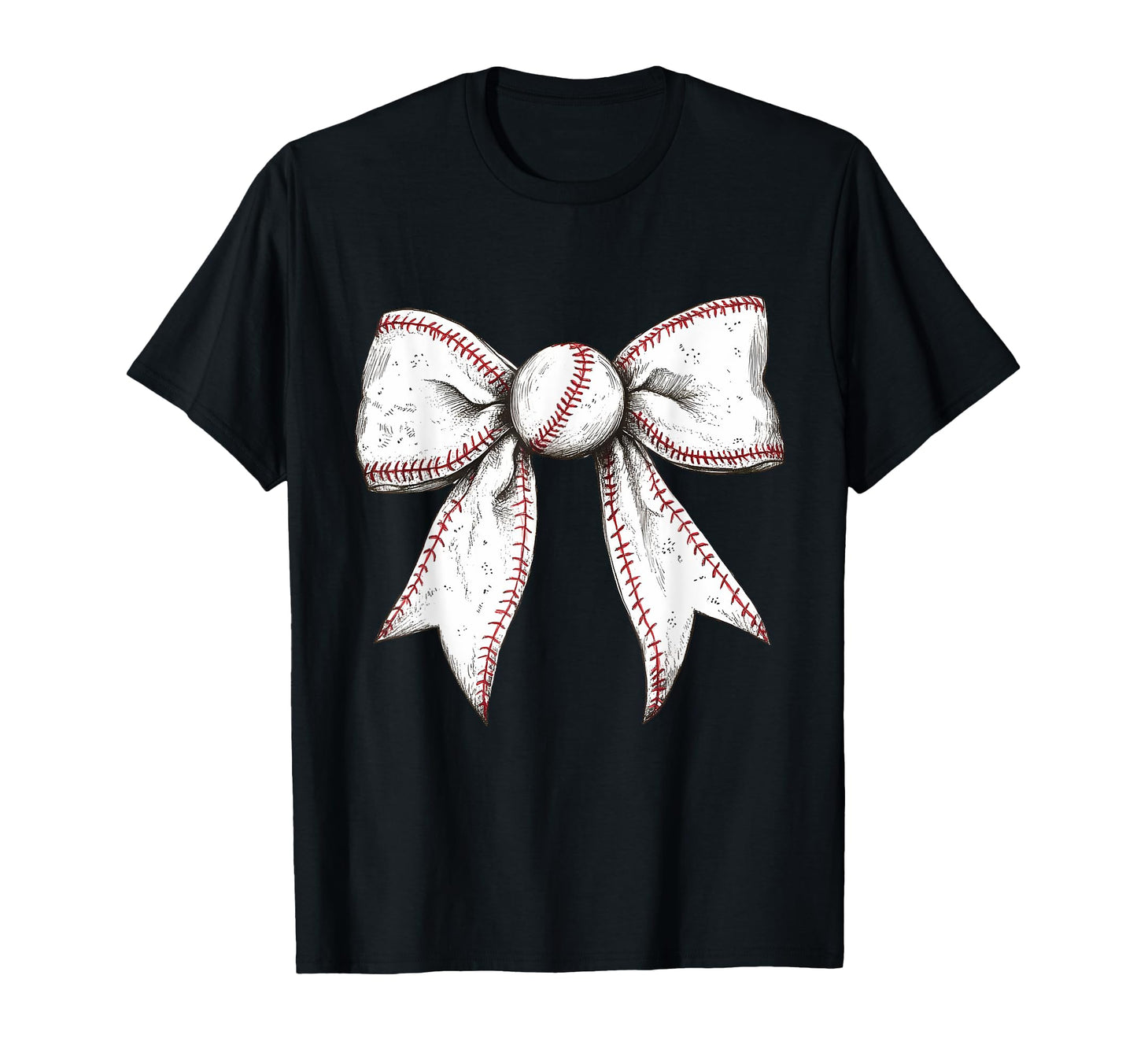 Baseball Coquette Bow Baseball Player T-Shirt - Casual Everyday Wear Unisex - T-Shirt, Sweatshirt, Hoodie