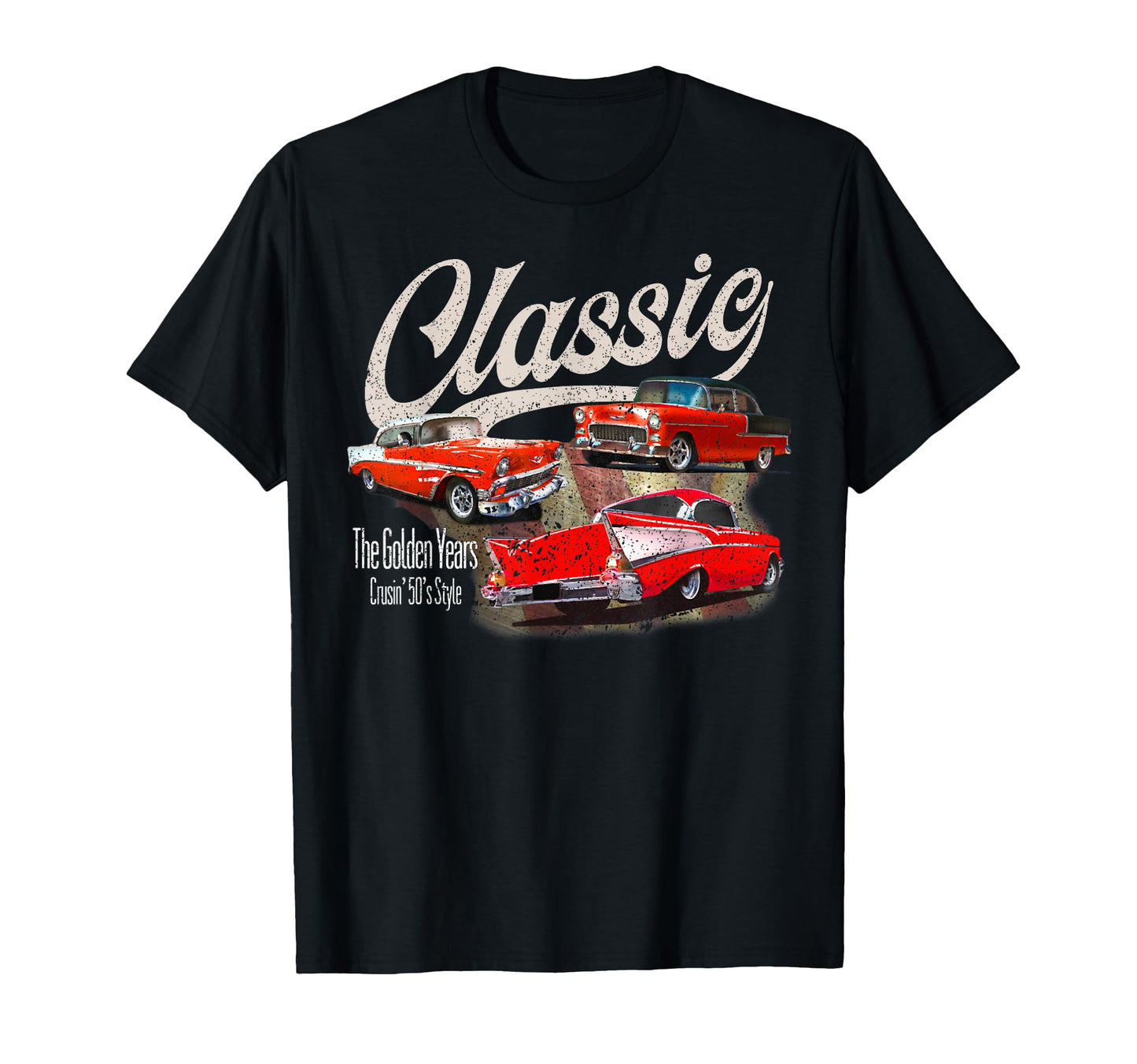 1957 1955 56 Bel Air Car Old School Hot Rod T-Shirt - Graphic Print Unisex - T-Shirt, Sweatshirt, Hoodie
