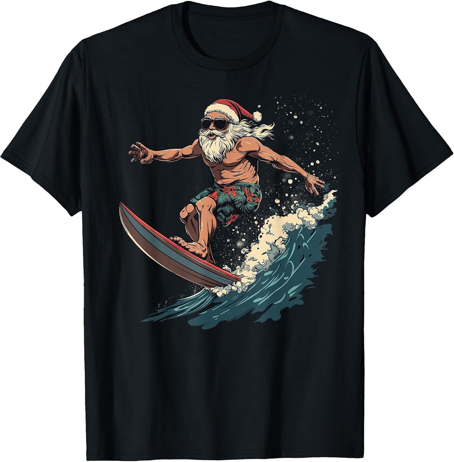 Holiday Christmas Beach Vibes - Adult & Kids T-Shirts, Sweatshirts & Hoodies apparel design preview 1
