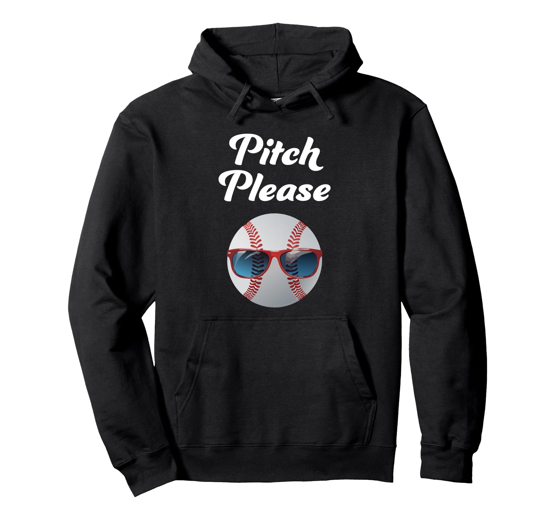 Pitch Please Baseball Fan Hoodie - Unique Graphic for Adults - T-Shirt, Sweatshirt, Hoodie