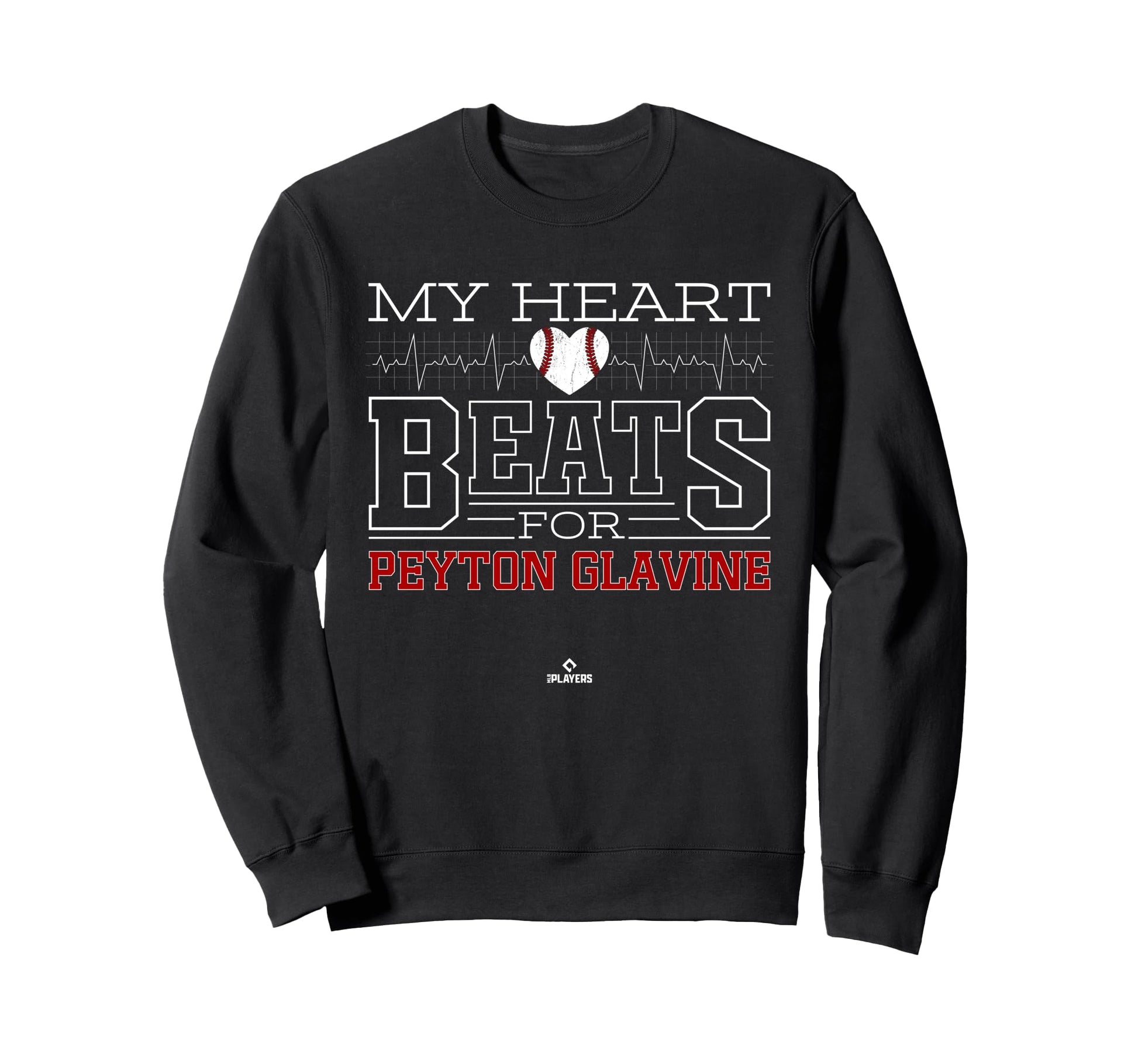 My Heart Beats Peyton Glavine Sweatshirt - Graphic Print Men Women - T-Shirt, Sweatshirt, Hoodie