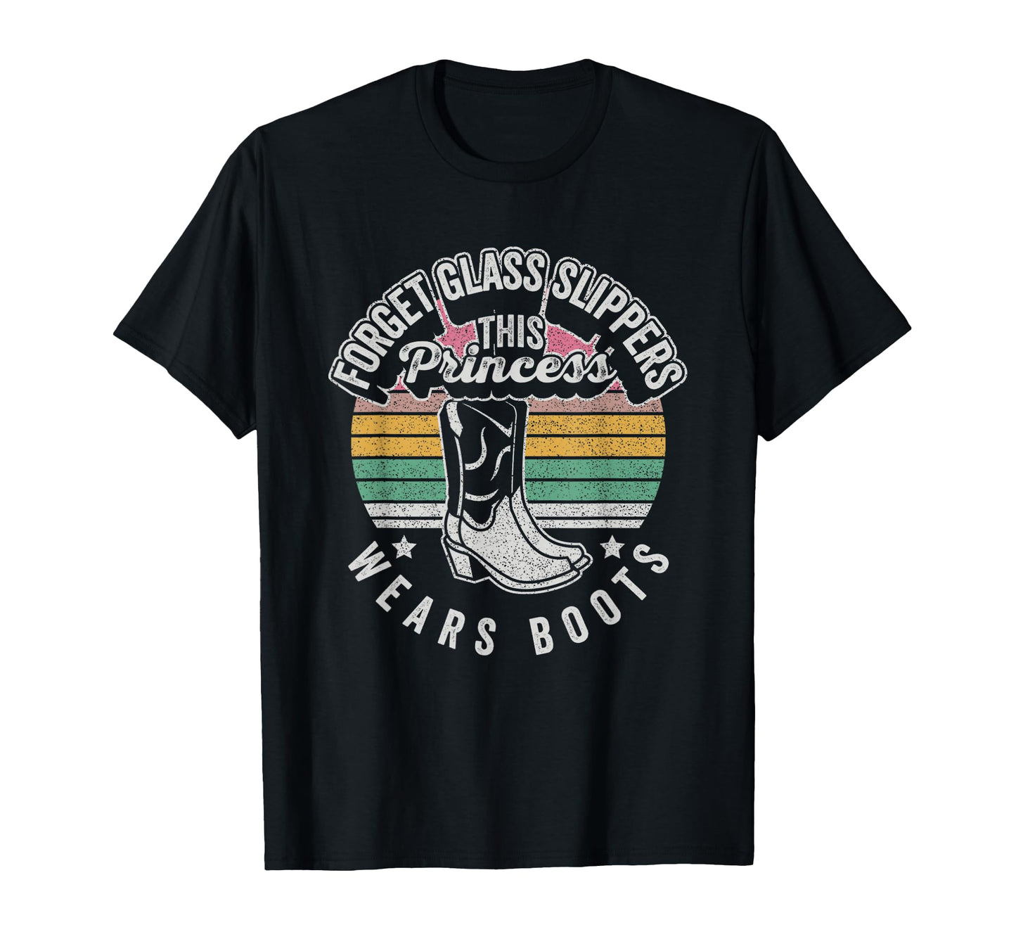 This Princess Wears Boots Cowboy Western T-Shirt - Trendy Graphic Unisex - T-Shirt, Sweatshirt, Hoodie