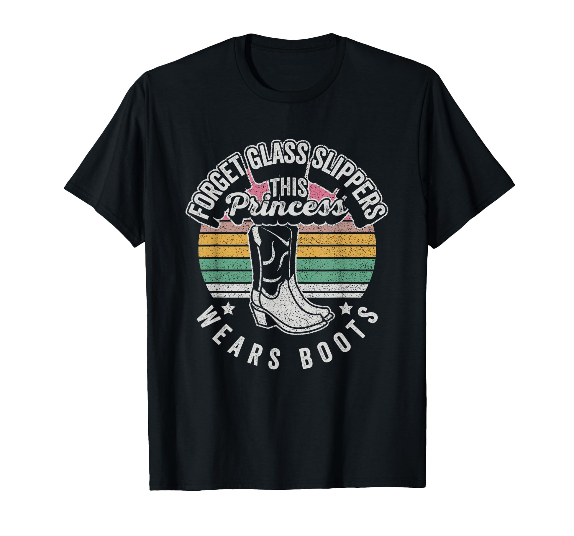 This Princess Wears Boots Cowboy Western T-Shirt - Trendy Graphic Unisex - T-Shirt, Sweatshirt, Hoodie