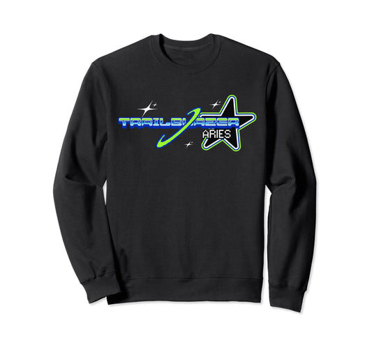 Aries Trailblazer Y2K Astrology Sweatshirt - Streetwear Style for Adults - T-Shirt, Sweatshirt, Hoodie