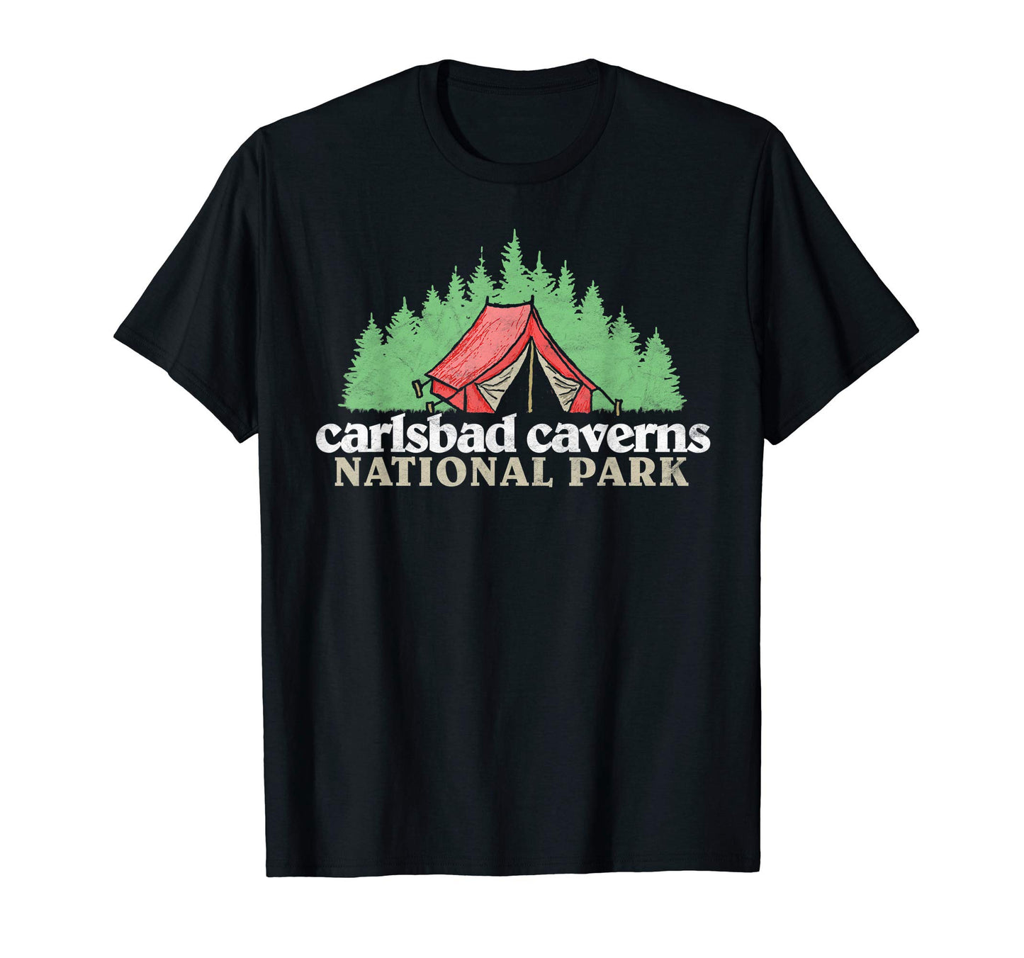 Carlsbad Caverns National Park Tent T-Shirt - Aesthetic Graphic Men Women - T-Shirt, Sweatshirt, Hoodie