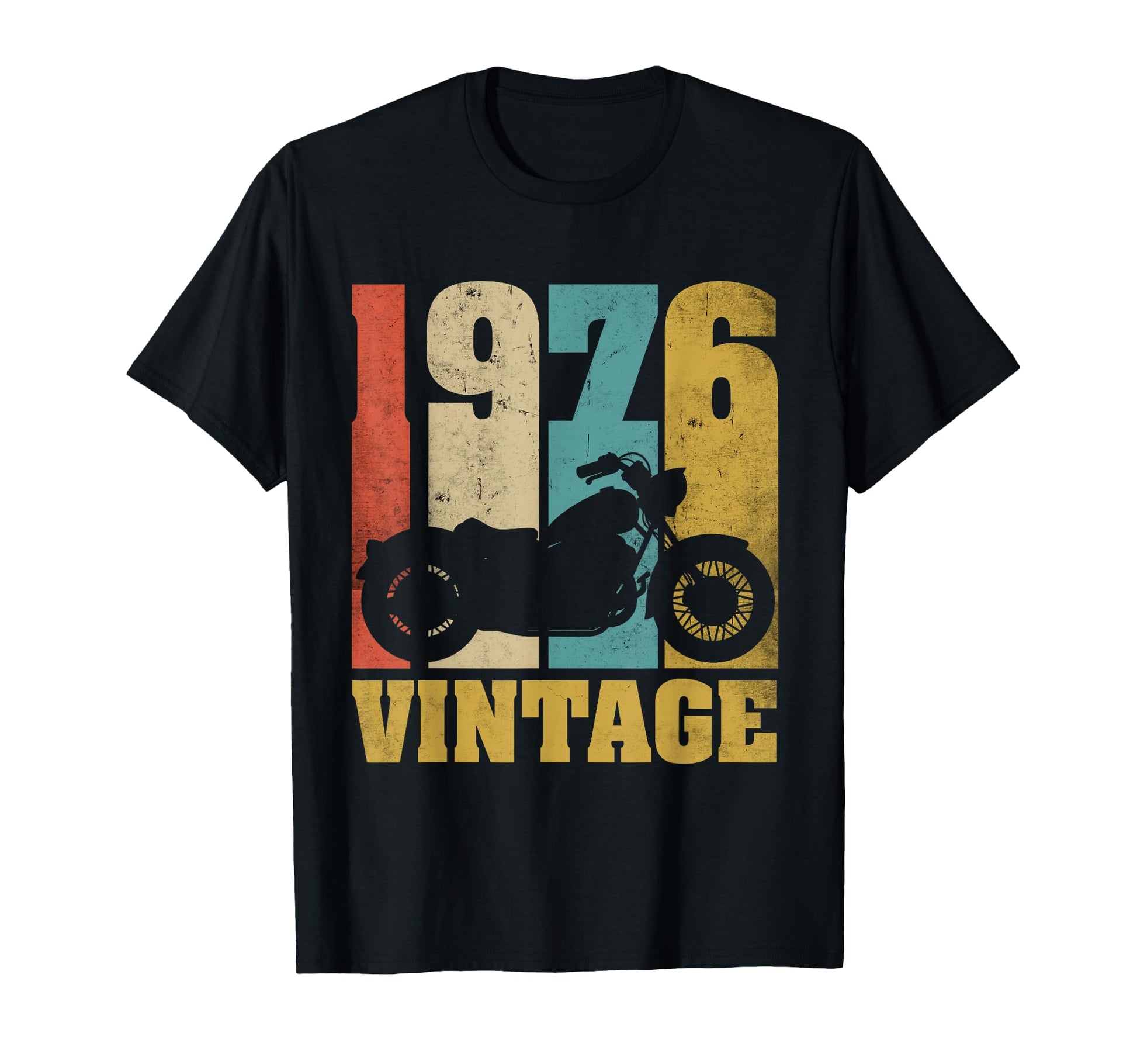1976 Motorcycle 50Th Birthday Gift T-Shirt - Casual Everyday Wear Unisex - T-Shirt, Sweatshirt, Hoodie