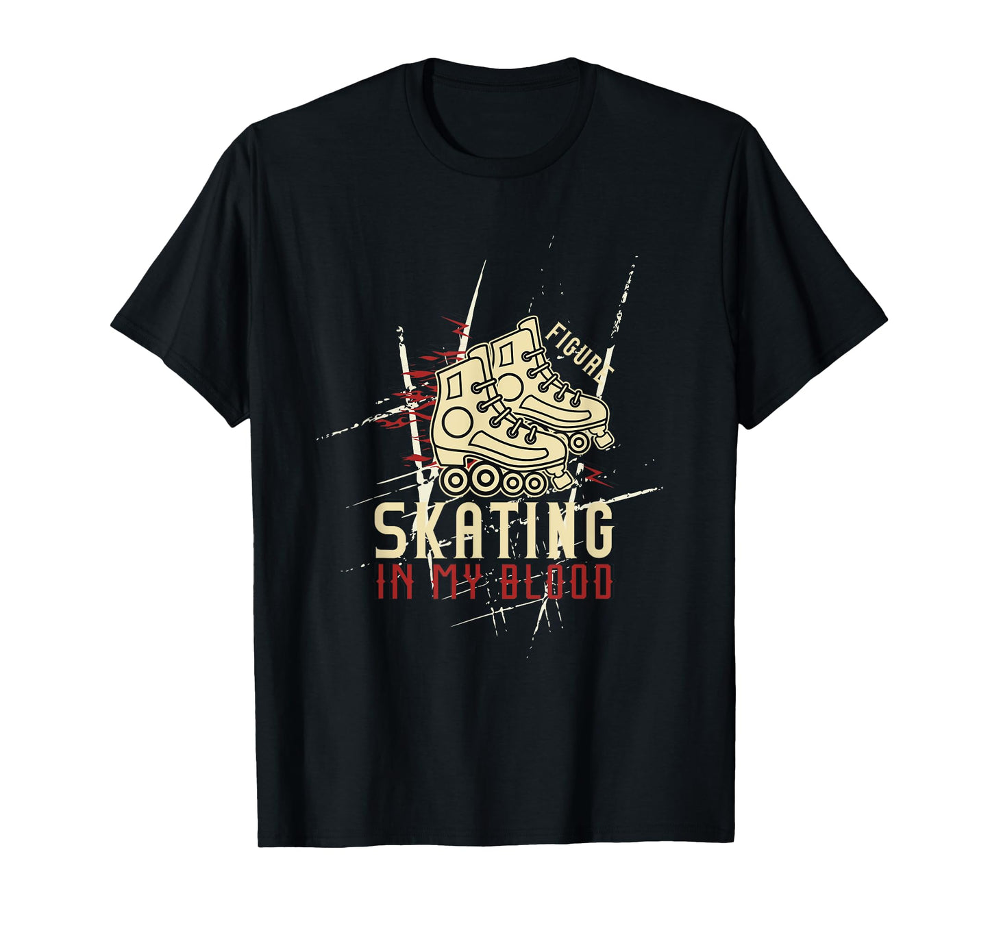 Vibrations Wheels Roller Skate T-Shirt - Minimalist Print Unisex - T-Shirt, Sweatshirt, Hoodie
