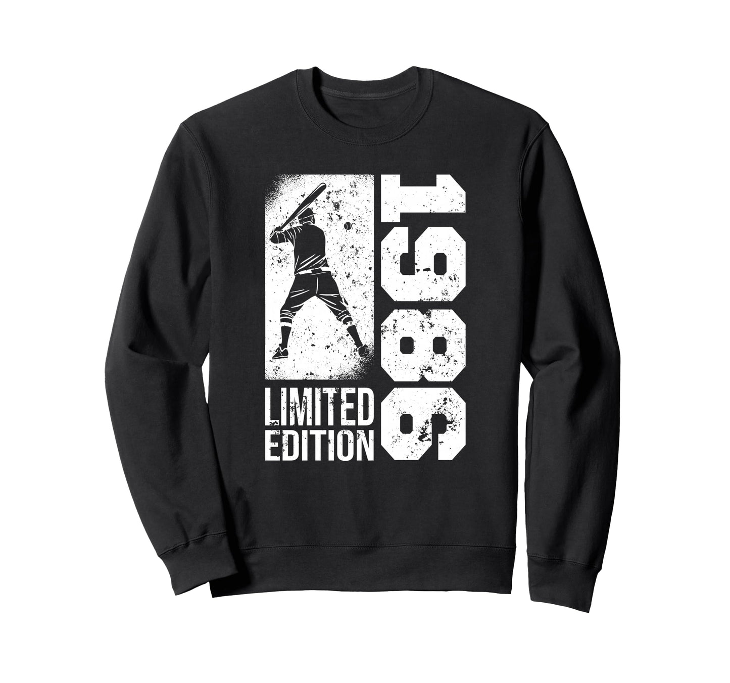 Baseball Player Born 1986 Sweatshirt - Fun Novelty Design for Adults - T-Shirt, Sweatshirt, Hoodie