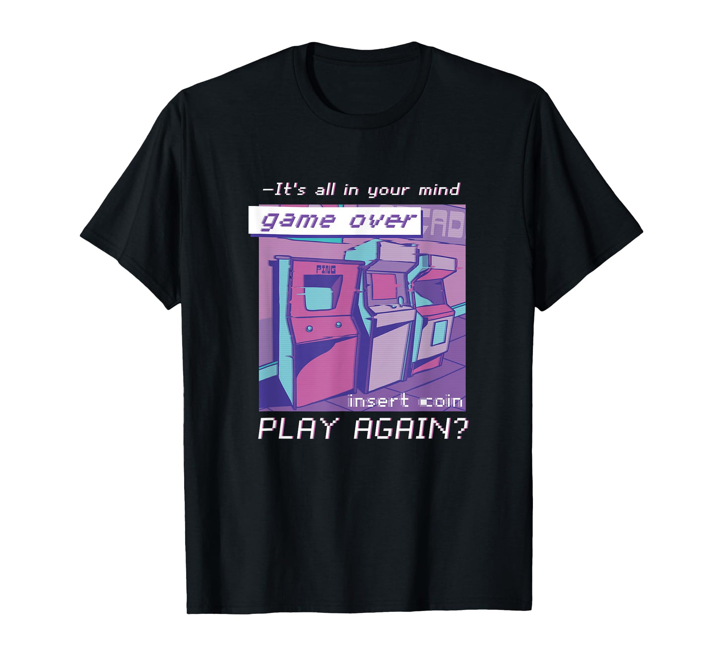 80S 90S Nostalgic Arcade Vaporwave T-Shirt - Novelty Apparel for Adults - T-Shirt, Sweatshirt, Hoodie