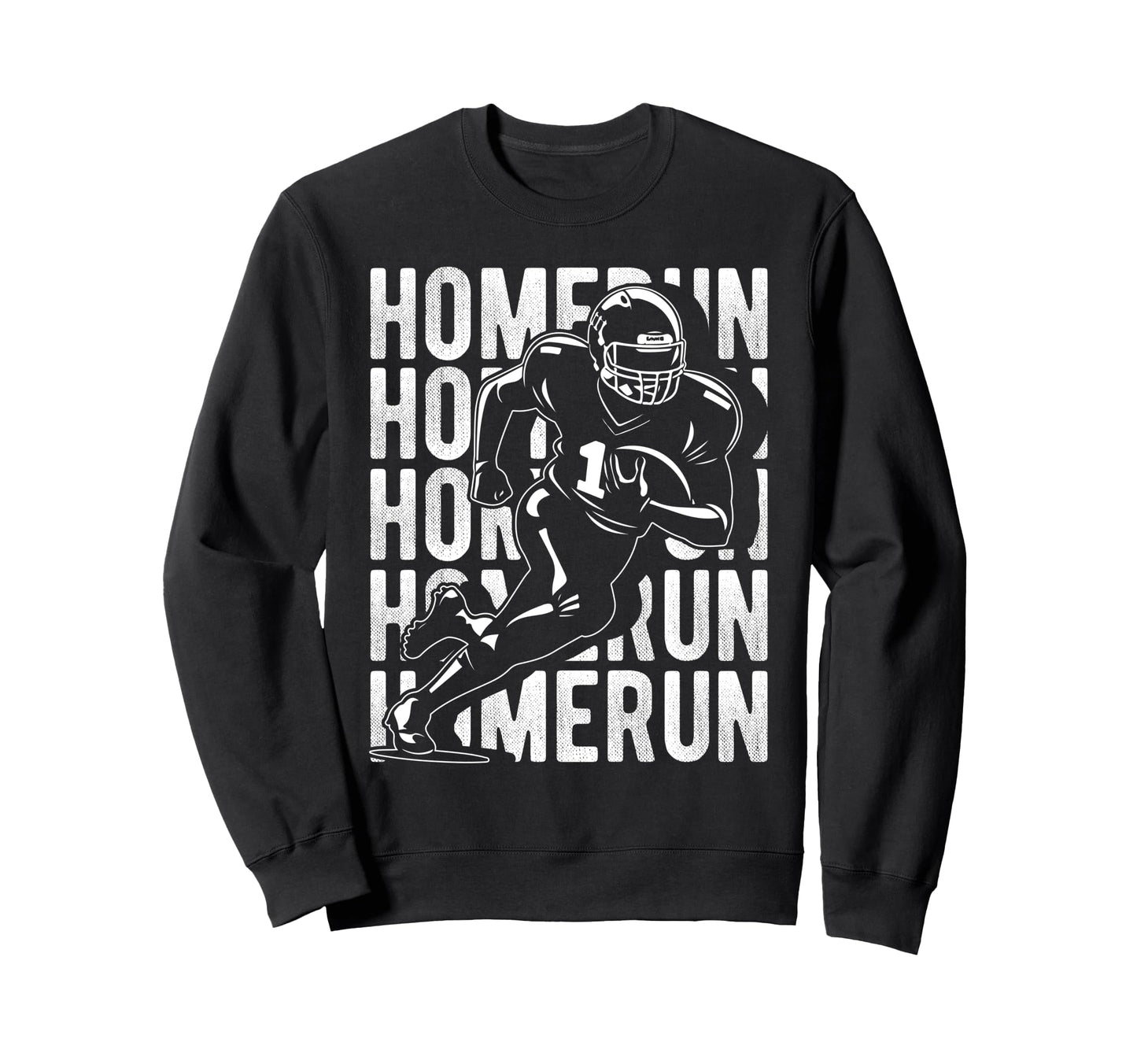 Homerun Football Player Sweatshirt - Streetwear Style Unisex - T-Shirt, Sweatshirt, Hoodie